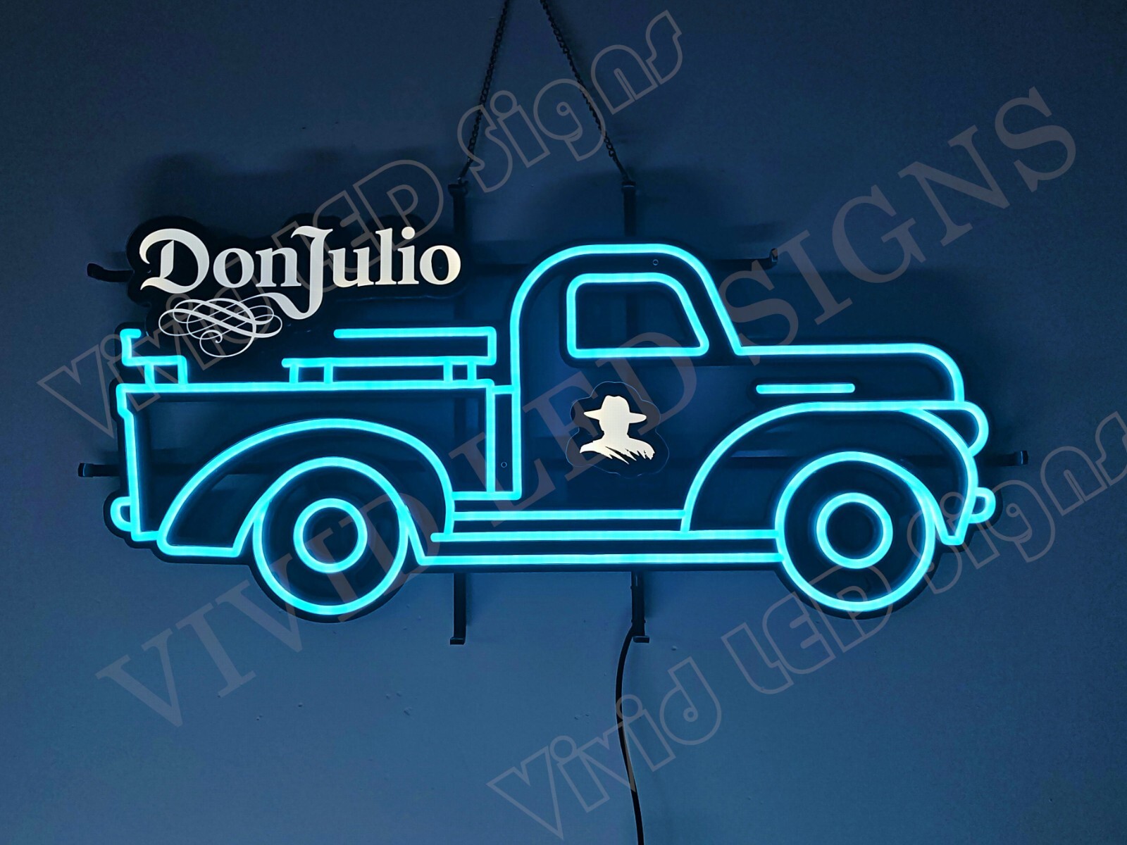 Don Julio Tequila Truck Vivid LED Neon Sign Light Lamp Decor With Dimmer 30\