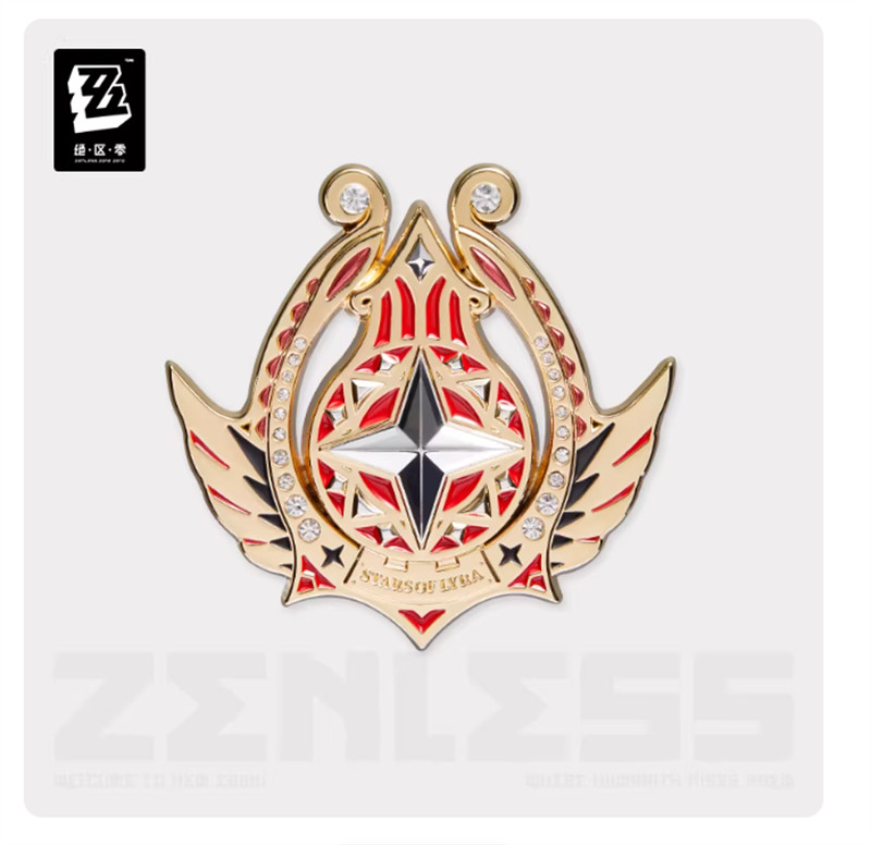 Official ZZZ miHoYo Zenless Zone Zero Badge Faction Emblem Zinc Alloy Goods