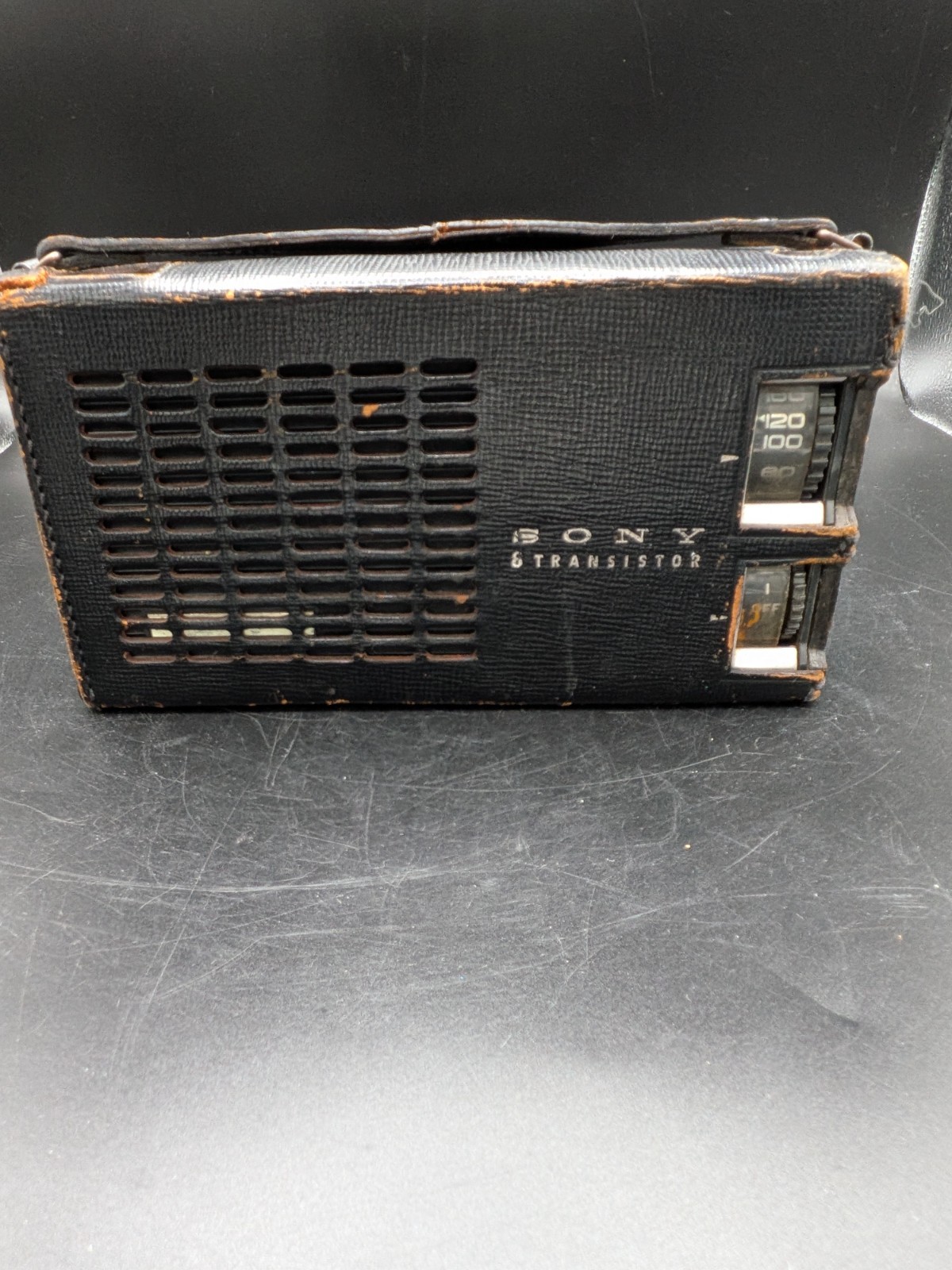 PLEASE READ - Vintage 1960s Sony TR 84 Transistor 8 Radio Working / for parts