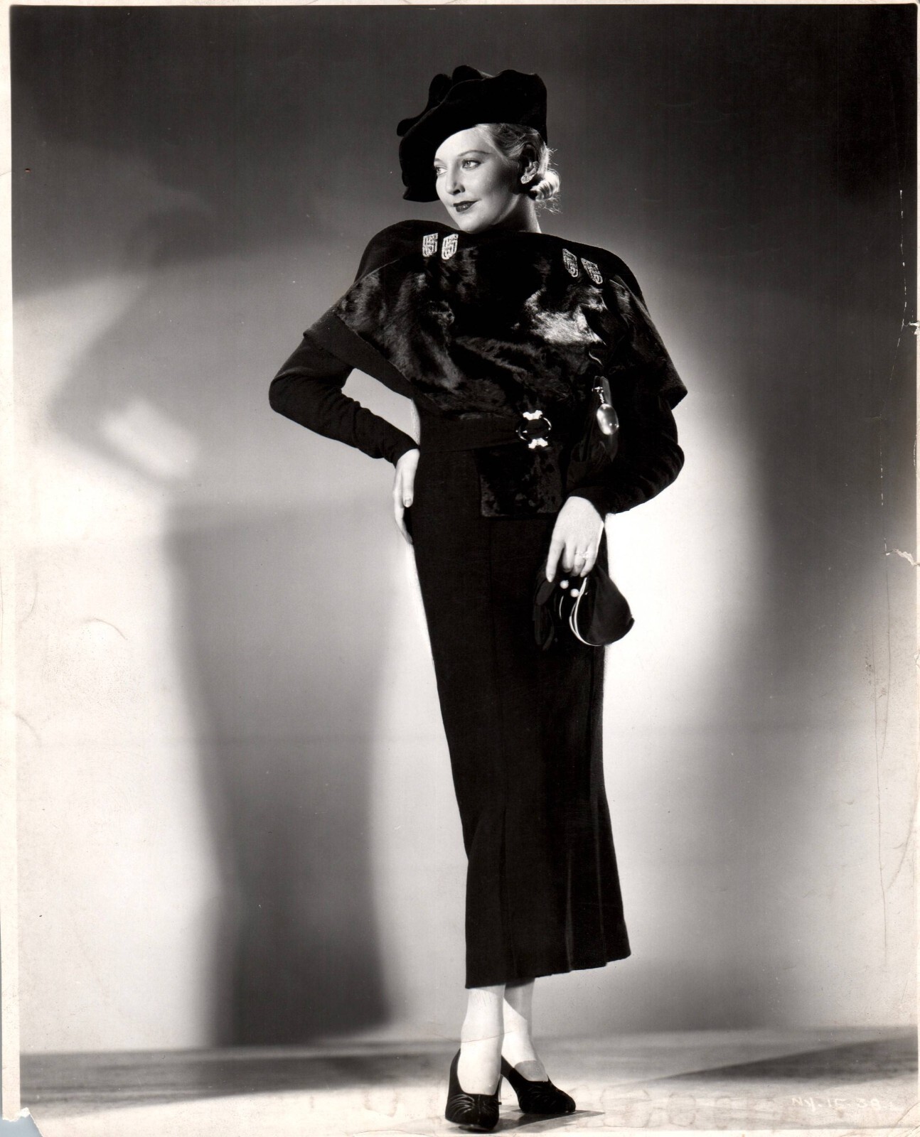 HOLLYWOOD BEAUTY THELMA TODD ALLURING POSE PORTRAIT 1930s ORIGINAL Photo 200