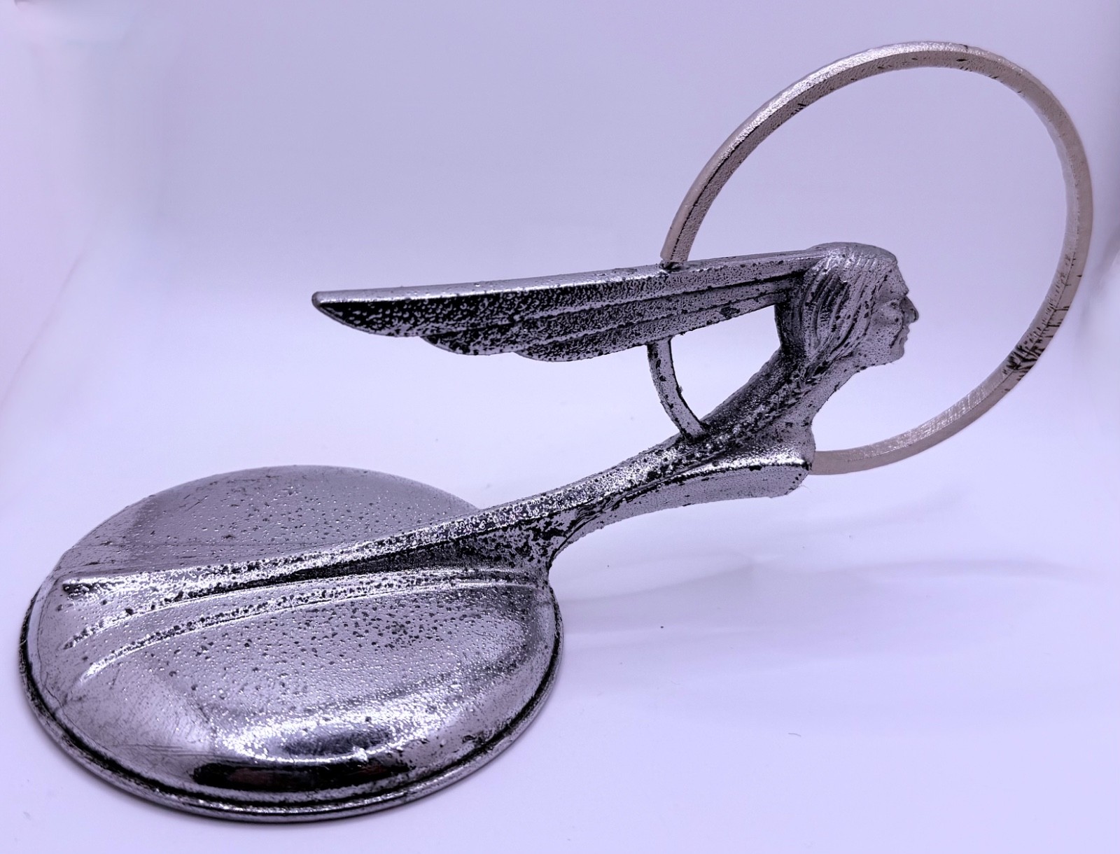 1930 Pontiac Indian Head Radiator Cap Hood Ornament – Ternstedt – Prewar Origina
