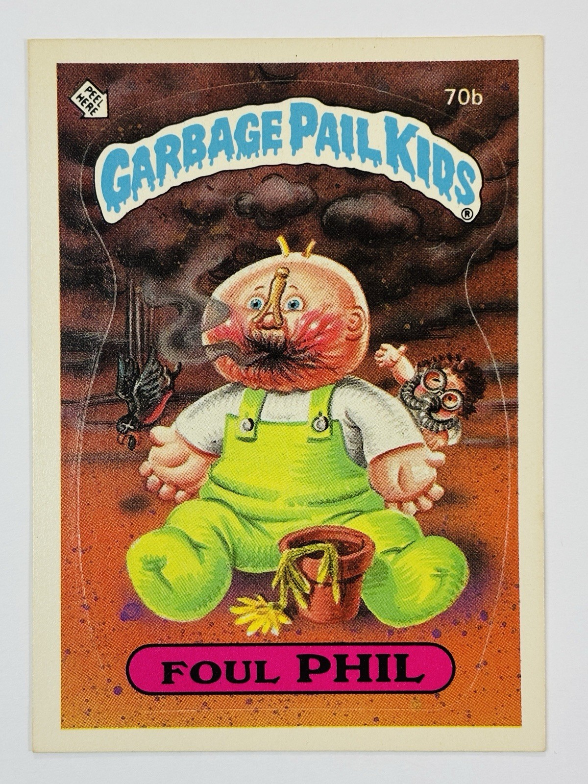 1985 Topps Garbage Pail Kids -Series 2 -Glossy #70b FOUL PHIL (NM) SEE PICS