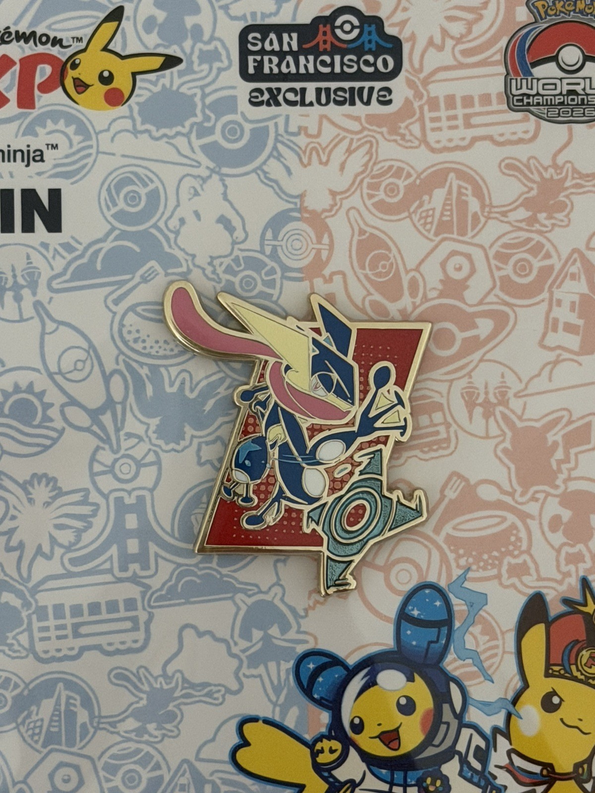 PokémonXP World Championship San Francisco Exclusive Greninja Pin 2026