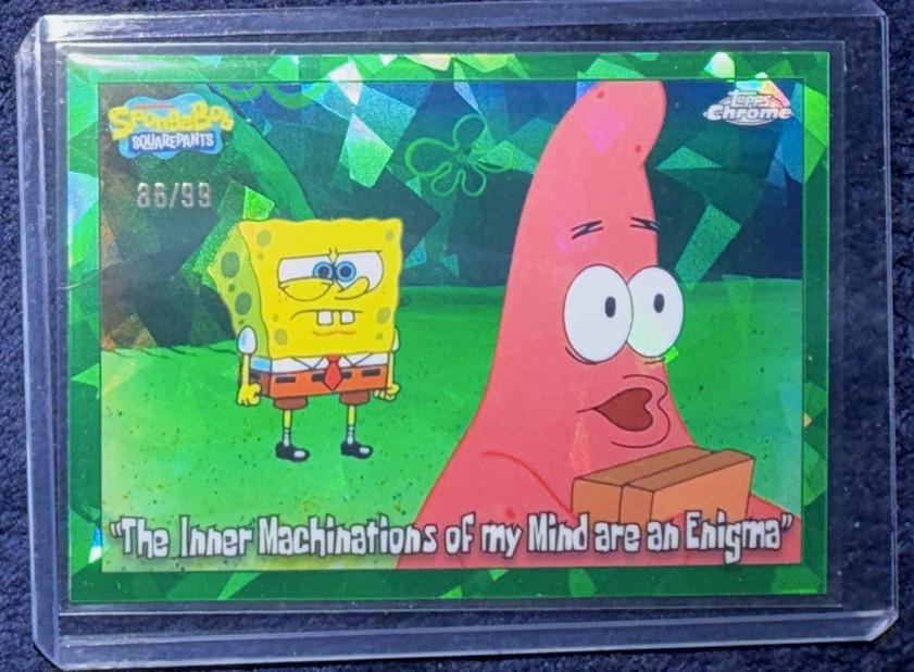 2025 Topps Chrome SpongeBob SquarePants Serial Numbered Card #71 /99
