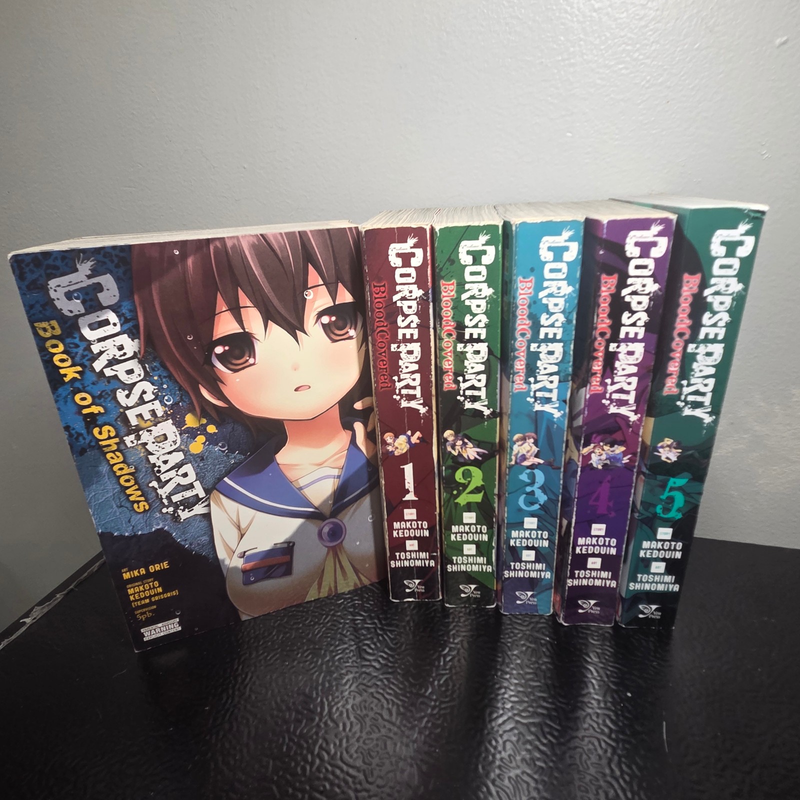 Corpse Party Blood Covered Manga Vol 1-5 Complete Set English OOP 6 books total