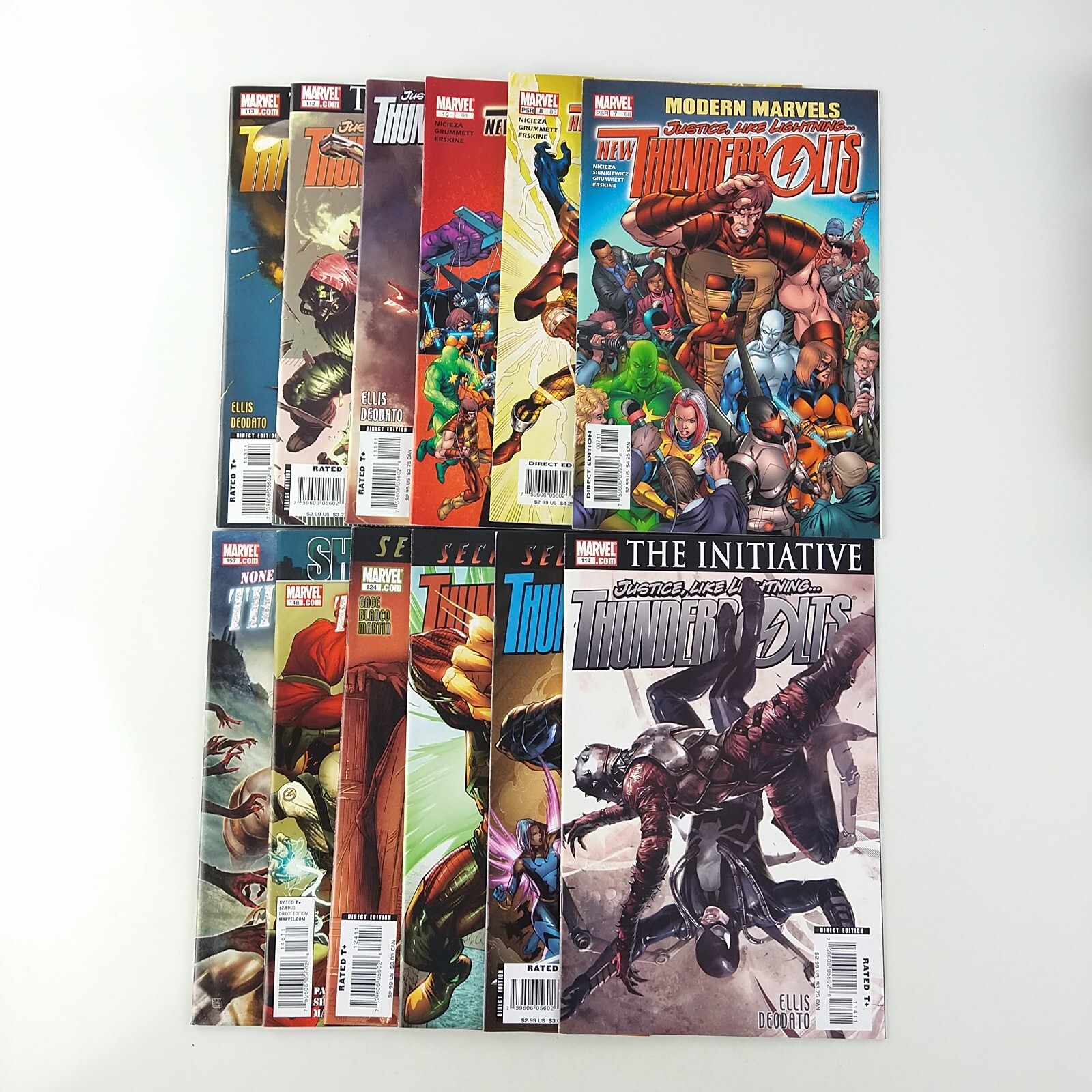 New Thunderbolts #88 89 91 111 112 113 114 122 123 124 148 157 Lot NM- 2005