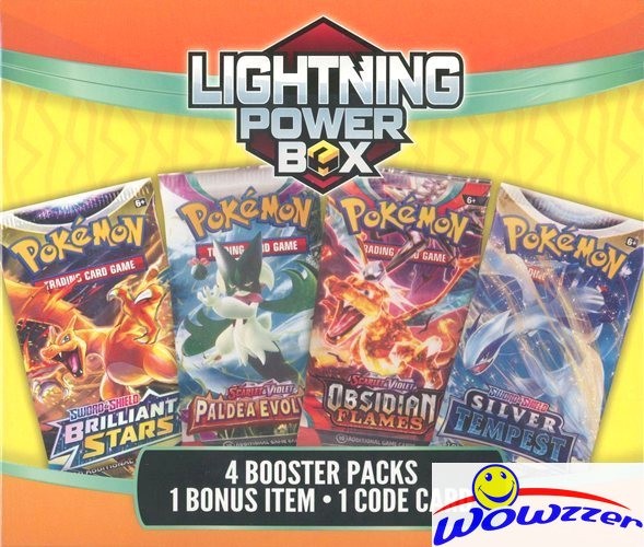 MJH Pokemon LIGHTNING POWER DOUBLE HANGER Sealed Box-4 Booster Pack,BONUS+Code