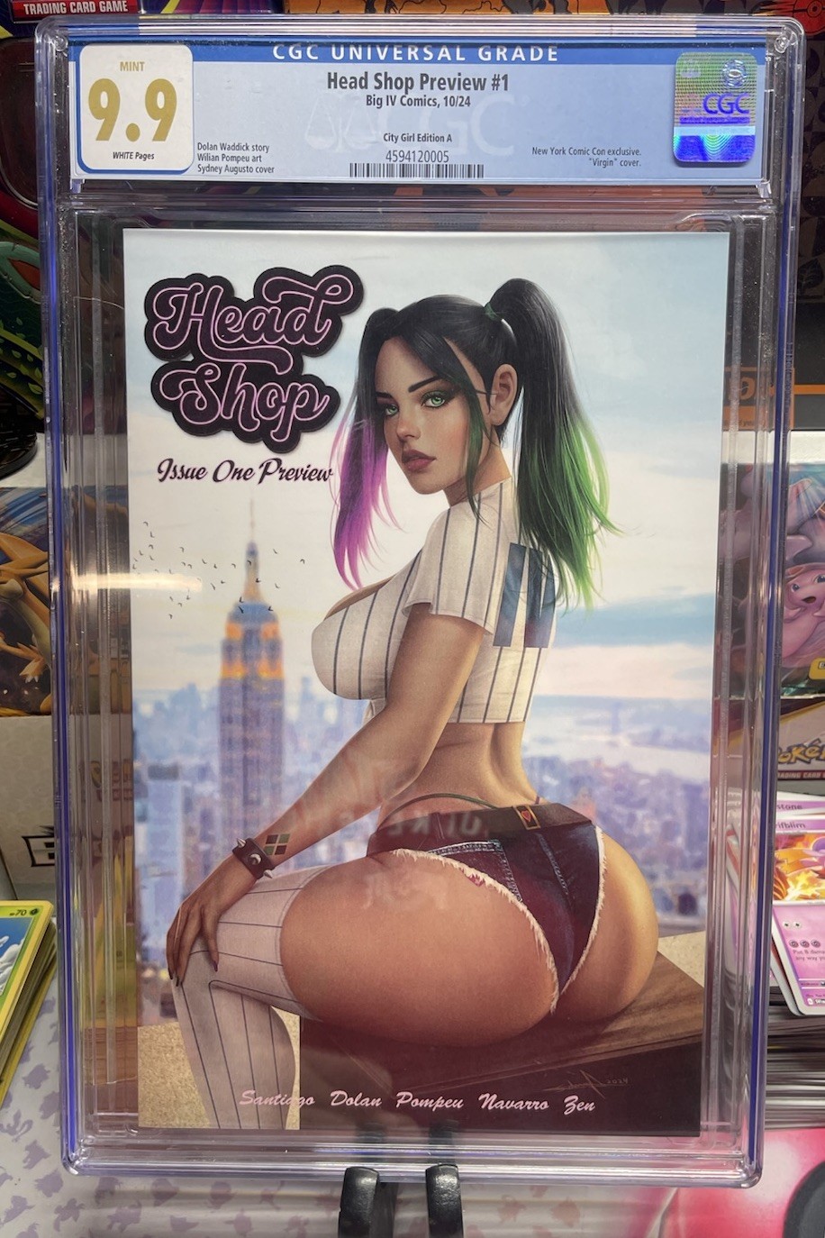 Head Shop Preview #1 City Girl Ed A NYCC Exclusive Virgin Cover CGC Card 2024