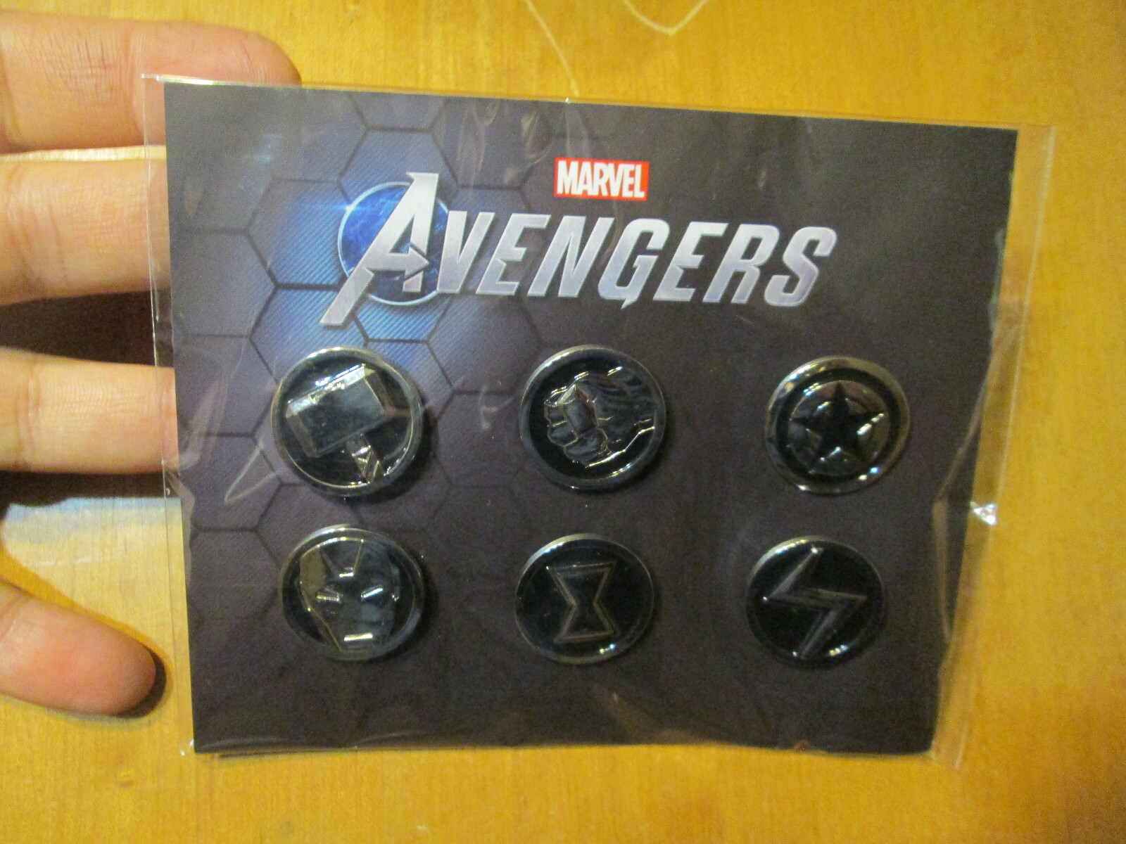 MARVEL AVENGERS 2020 Video Game Crystal Dynamics Set 6 Promotional Pins NEW