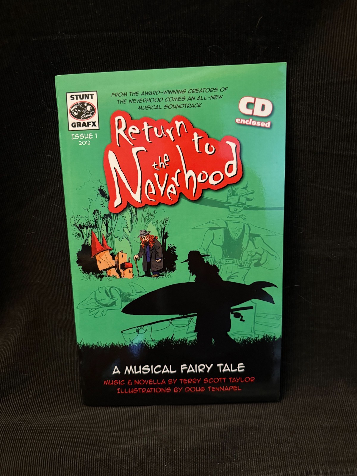 Return To The Neverhood CD + Comic Book signed Terry Taylor/Doug TenNappel RARE