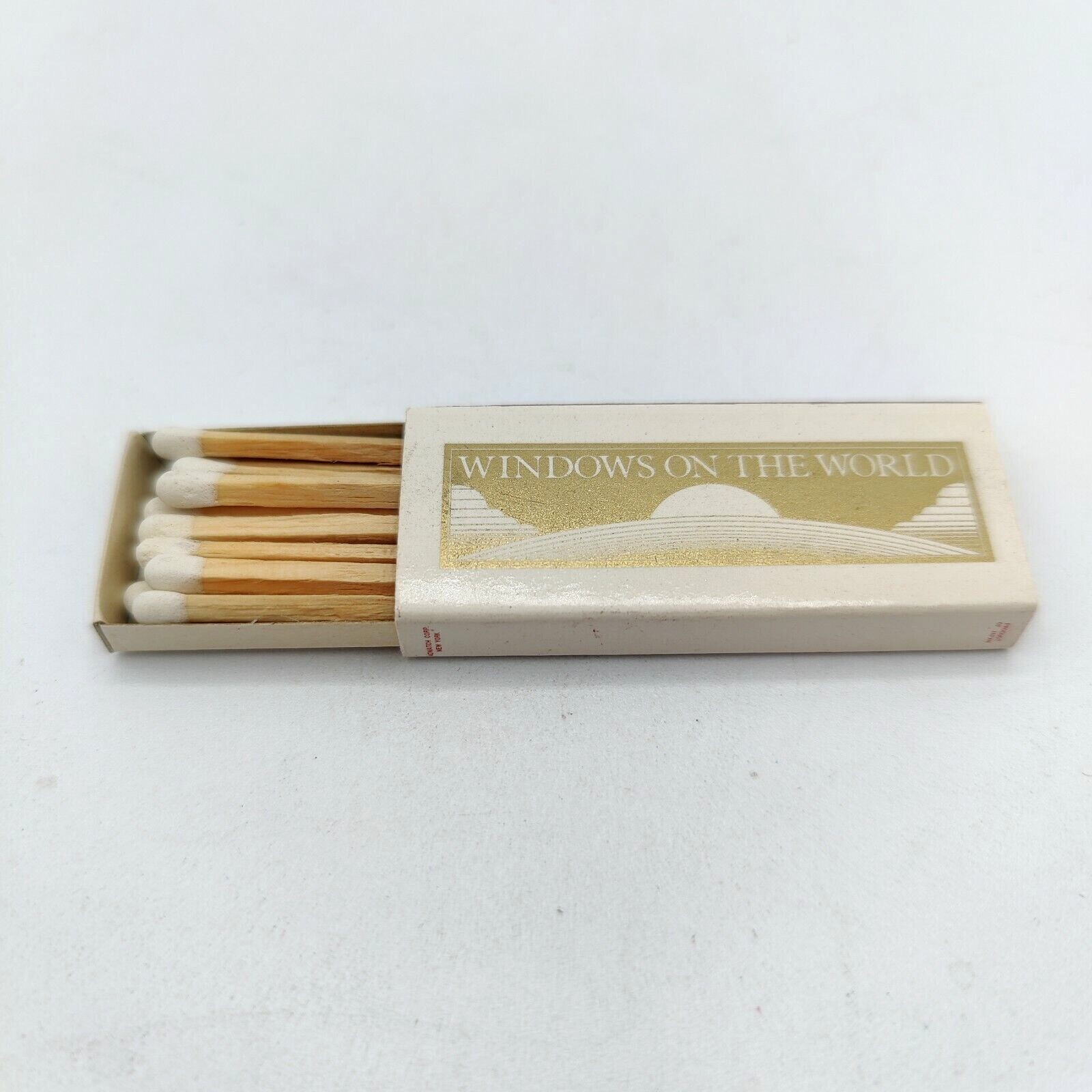 WINDOWS ON THE WORLD Restaurant Matchbox WTC NYC Unused Including Matches 