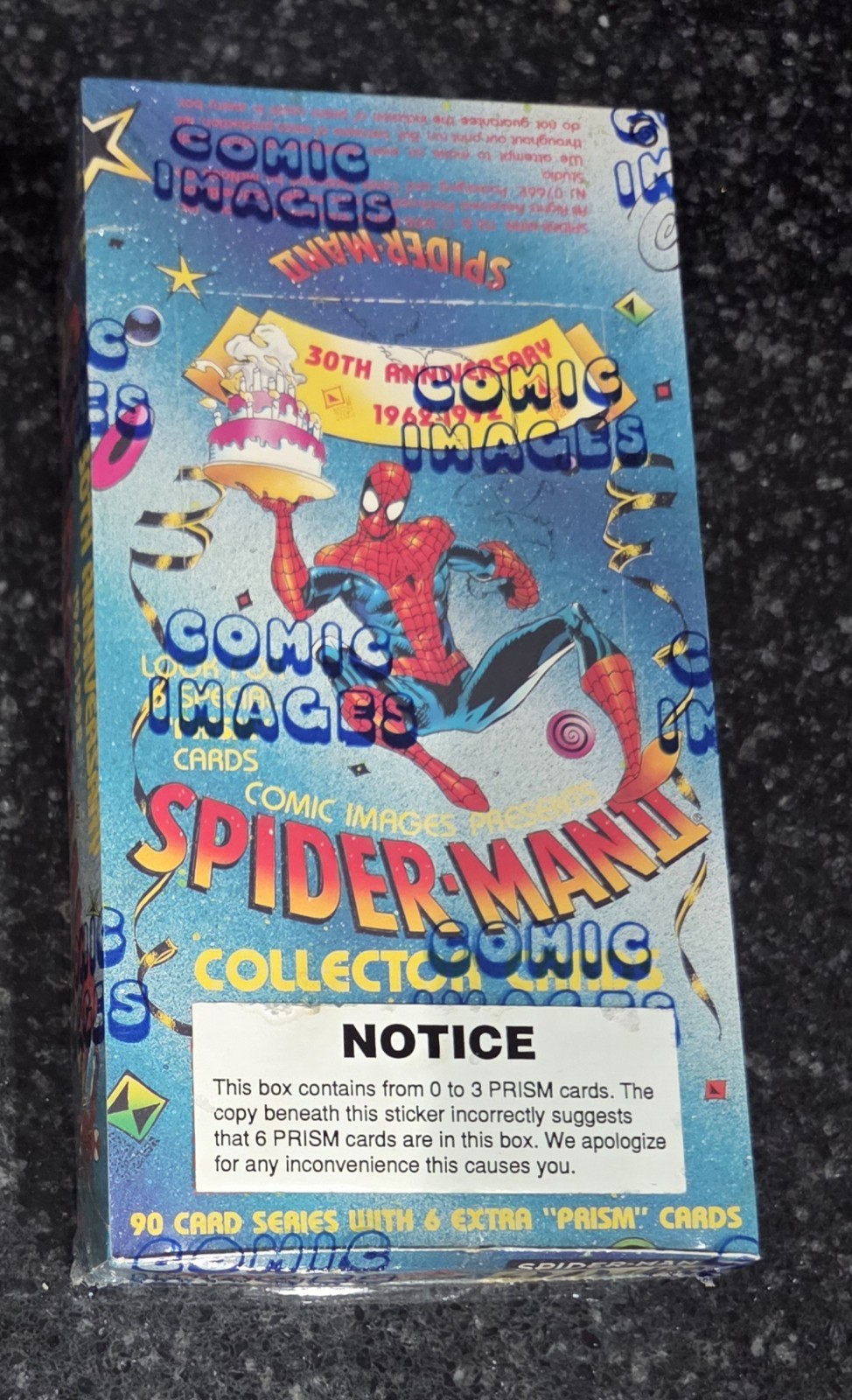 NEW SEALED Spider-Man II 30th Anniversary Trading Card Box 1992 Comic Images