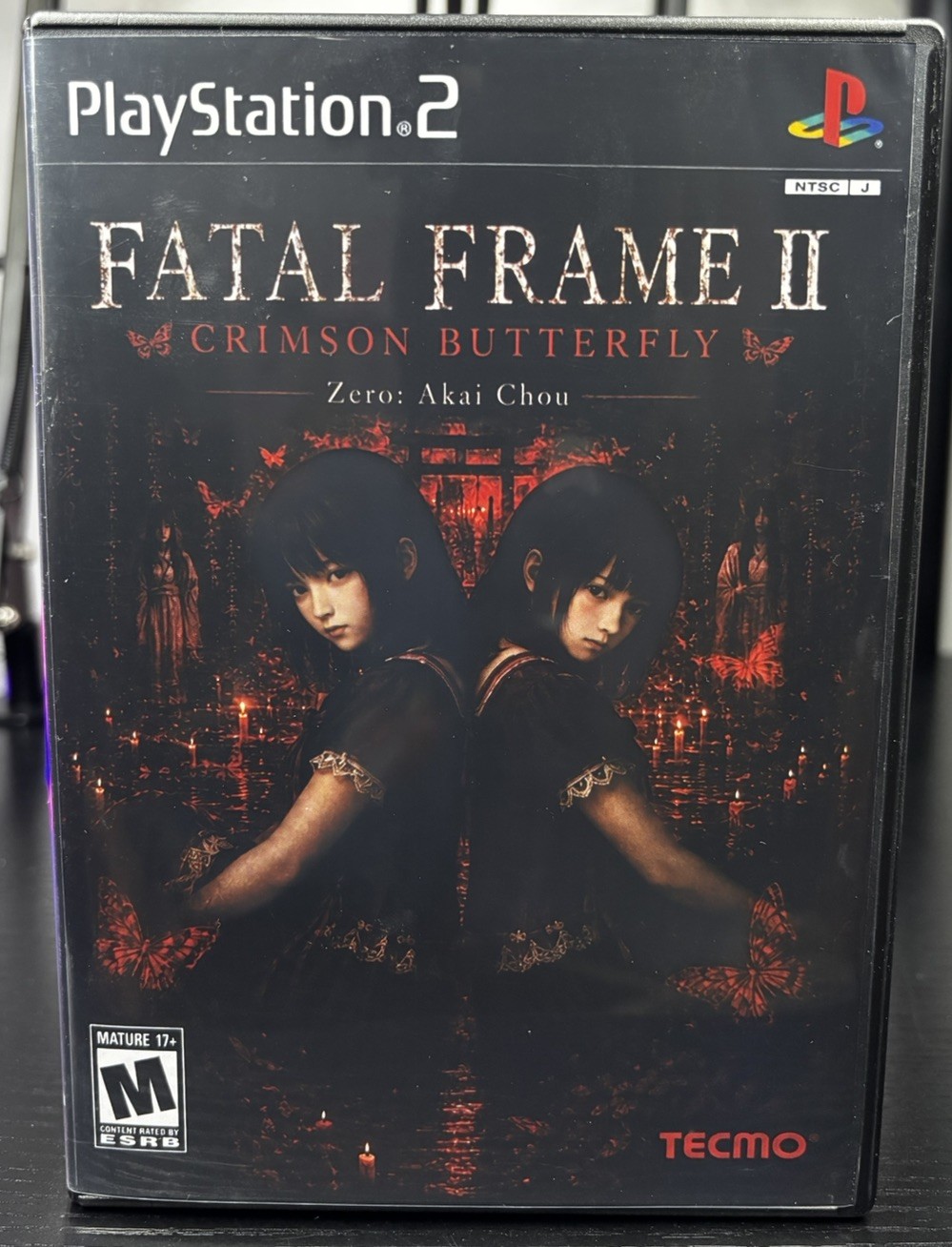 Fatal Frame II Crimson Butterfly PS2  Replacement Case w/Cover  - No Game Disc