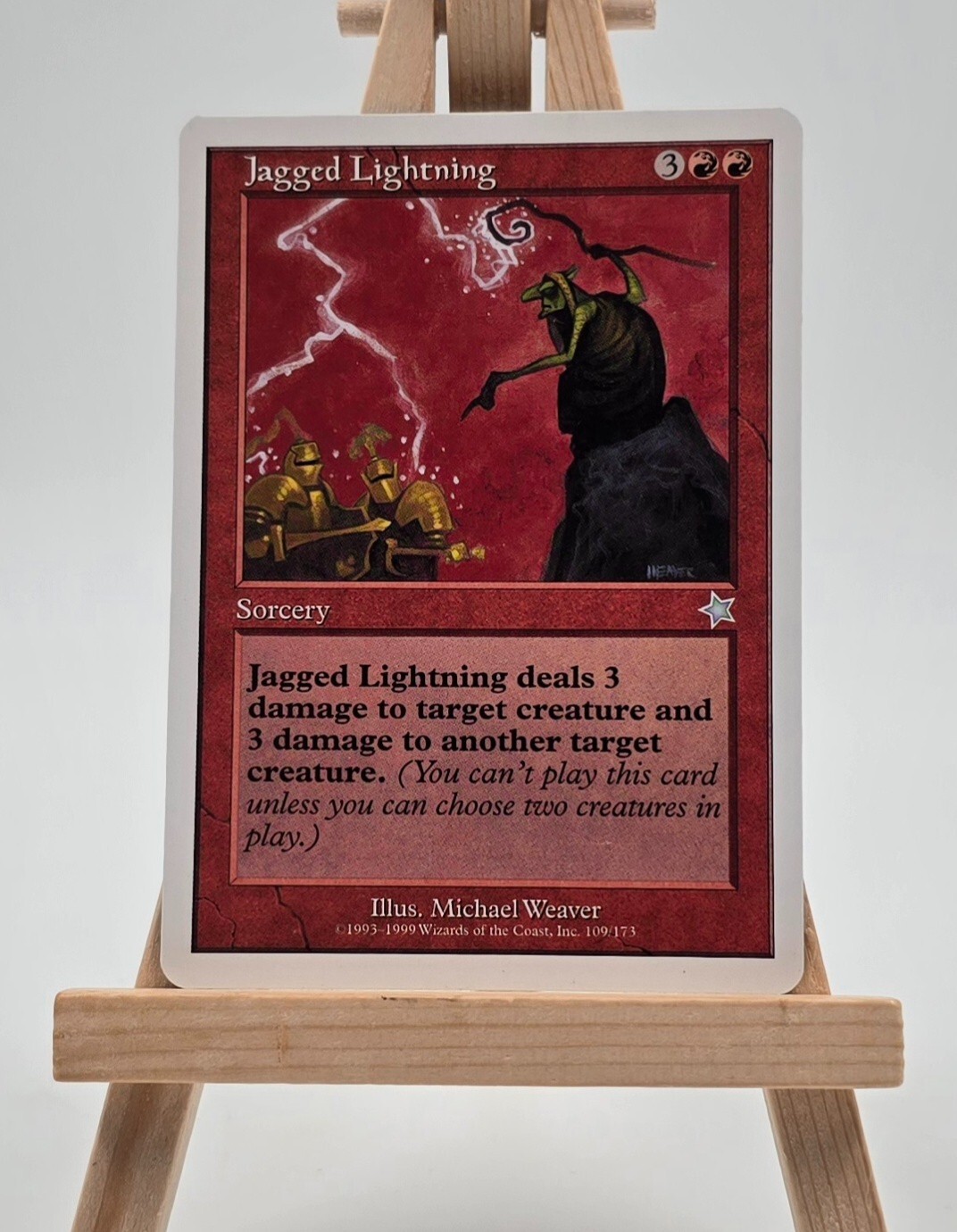 Jagged Lightning Starter 1999 (S99) Magic English (Serrated Lightning) 109/173