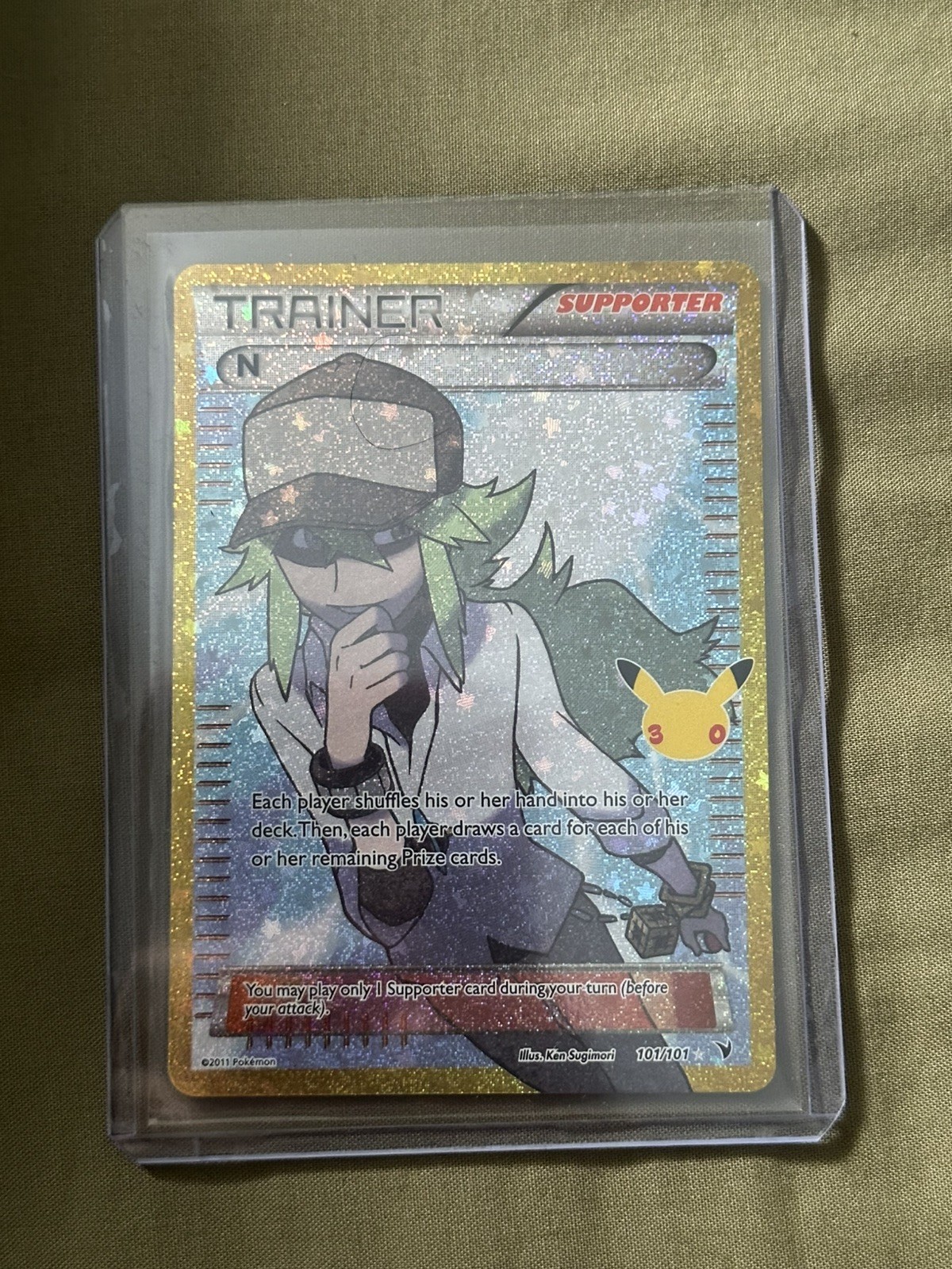 Pokemon 30th Anniversary N Trainer 101/101