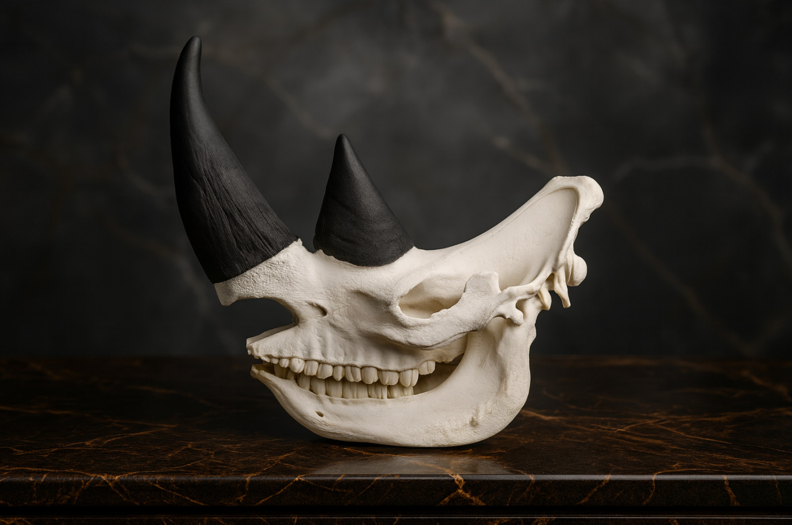 White Rhinoceros Skull Replica - Museum-Quality  1:1