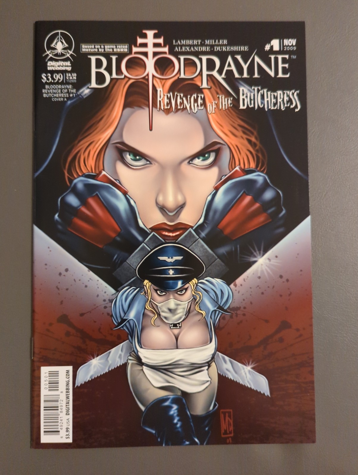 Bloodrayne Revenge Of the Butcheress #1 Covers A + B 2009 Digital Webbing