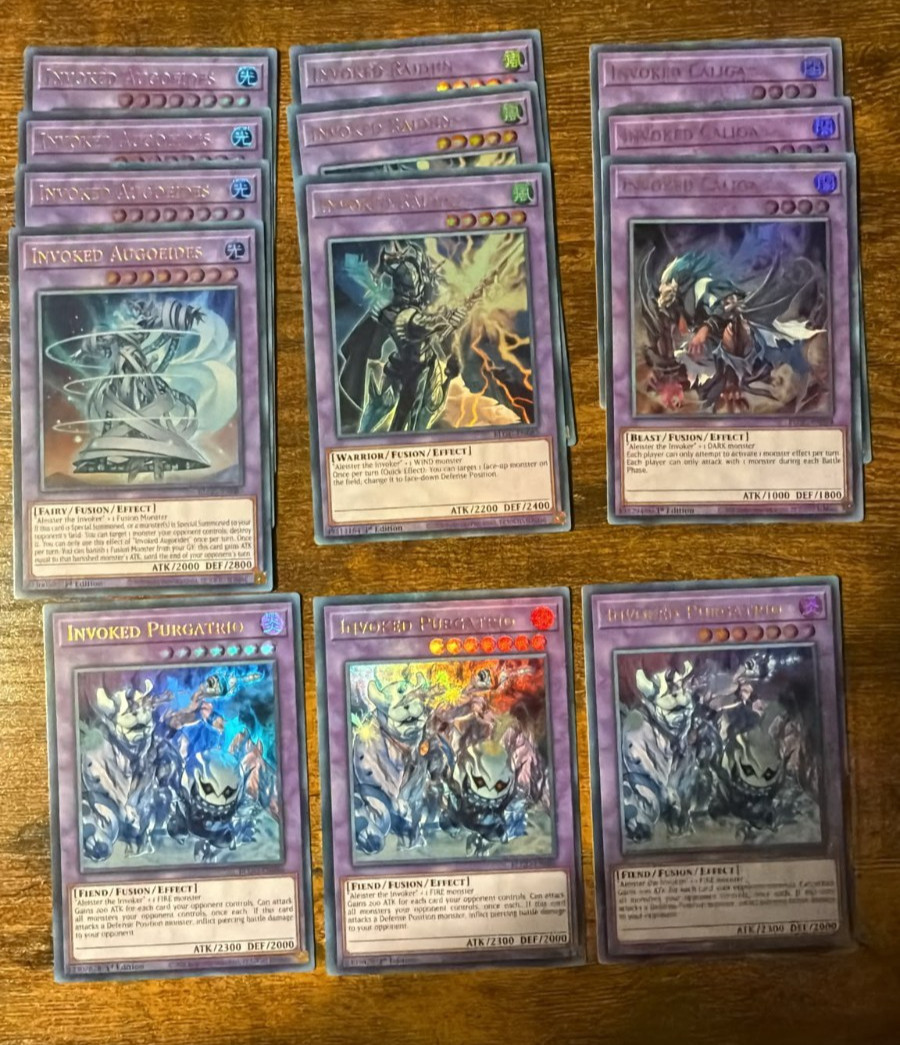 🔥Yu-Gi-Oh 20x Ultra Rare Invoked + Shaddoll Deck Core Engine Set🔥
