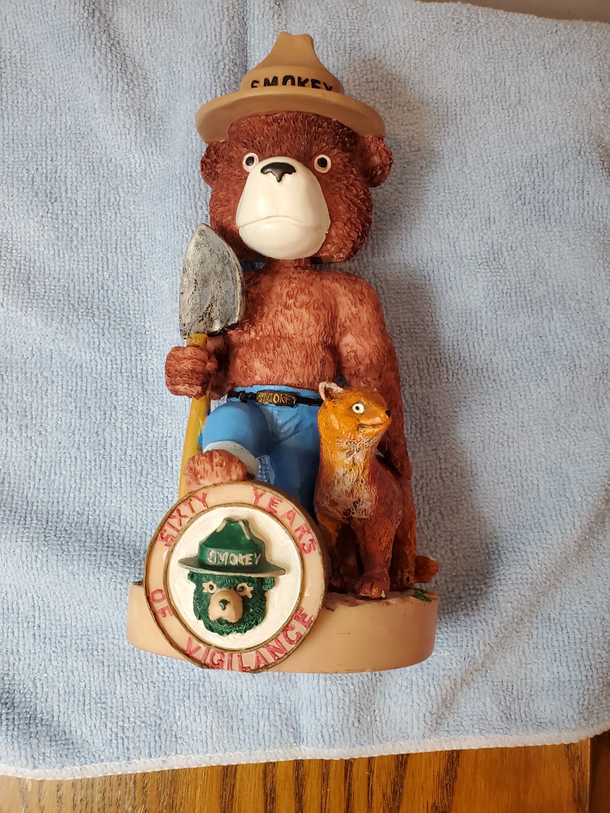  Smokey Bear Bobblehead. 60th New. Very Rare. Limited Edition