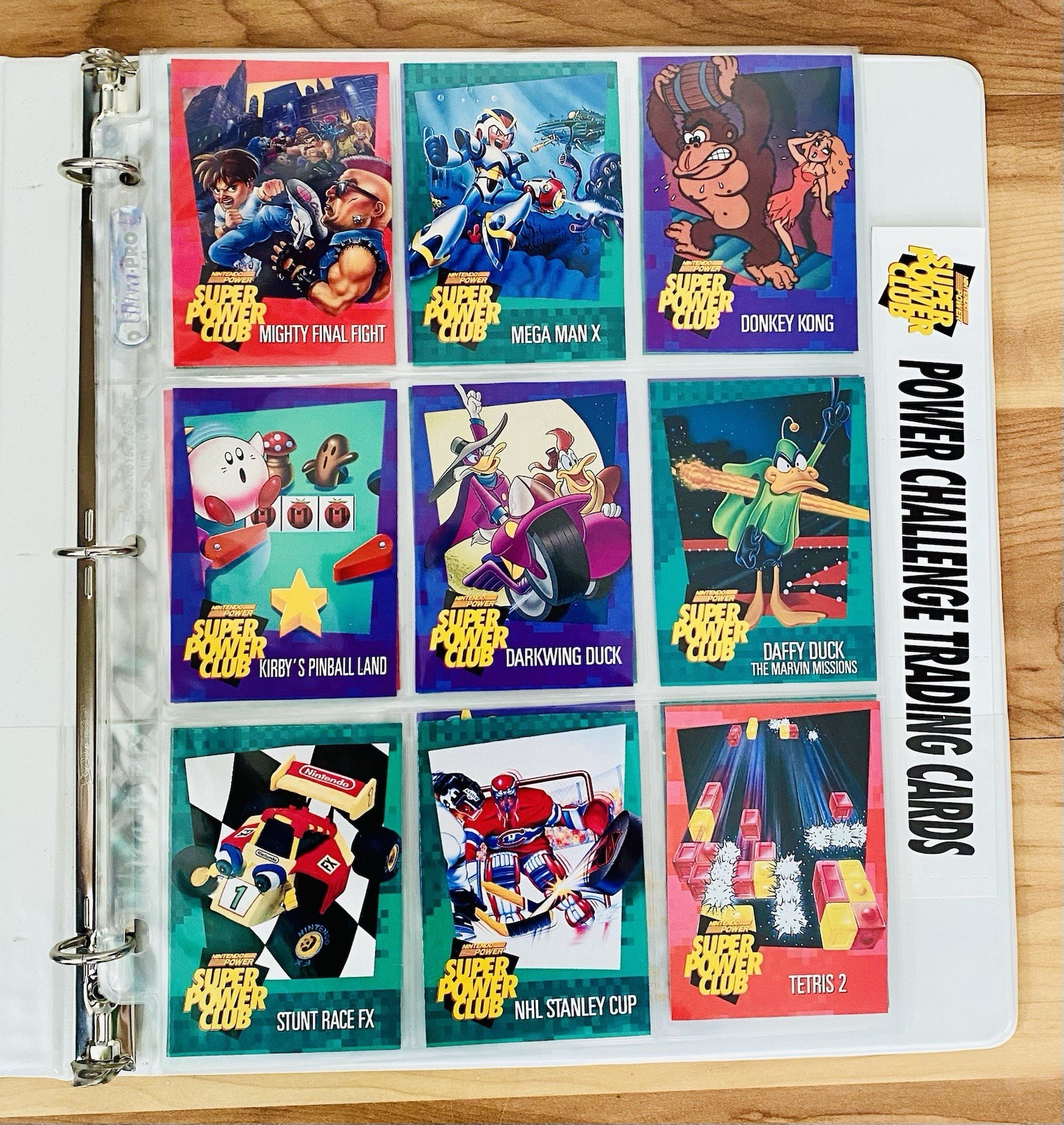 Nintendo Power Card Lot 1990s Video Games Rare Inserts Mint Condition