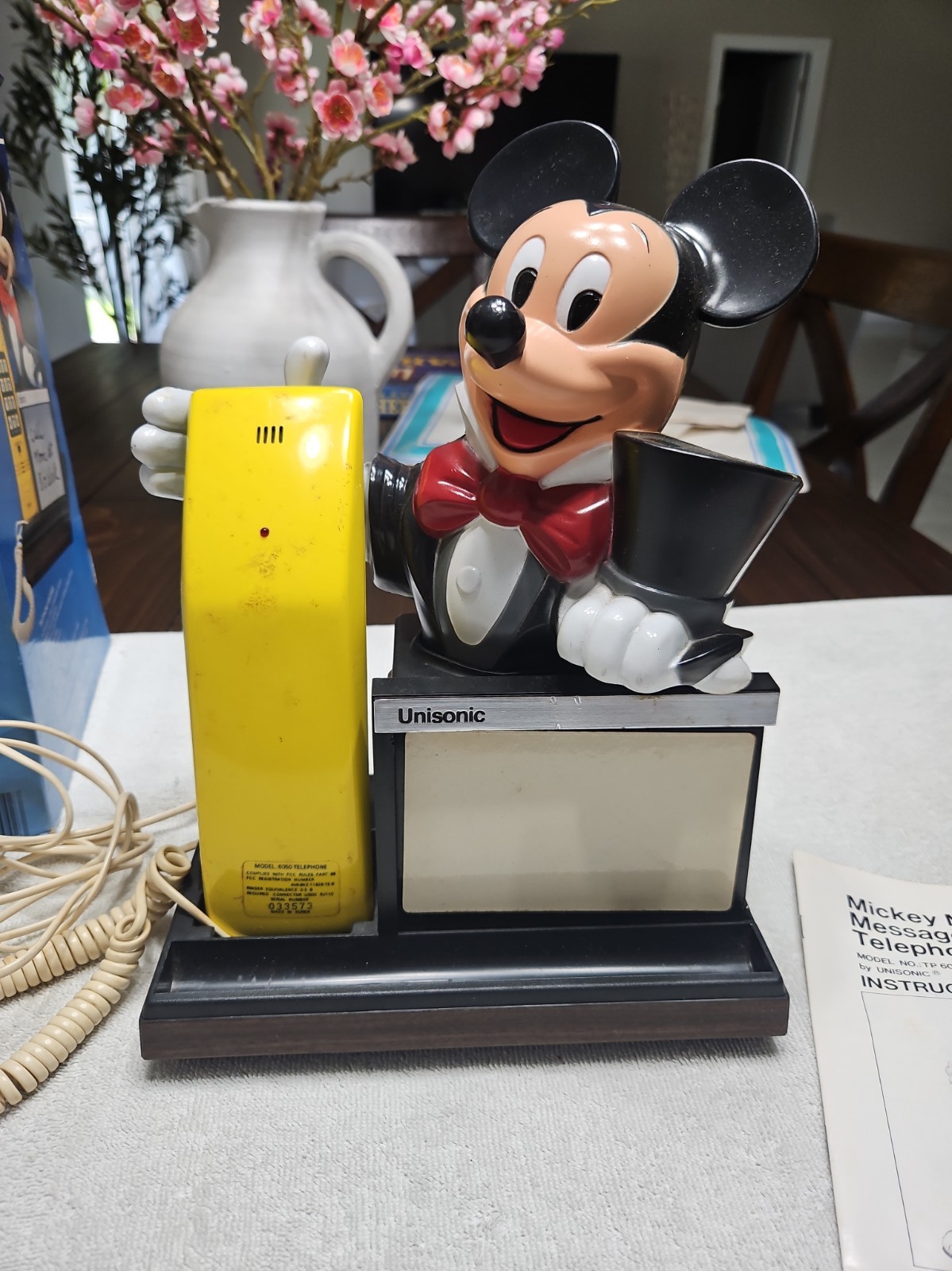 Vgt Disney Mickey Mouse Magician telephone 1990s Collectible Landline Phone 22