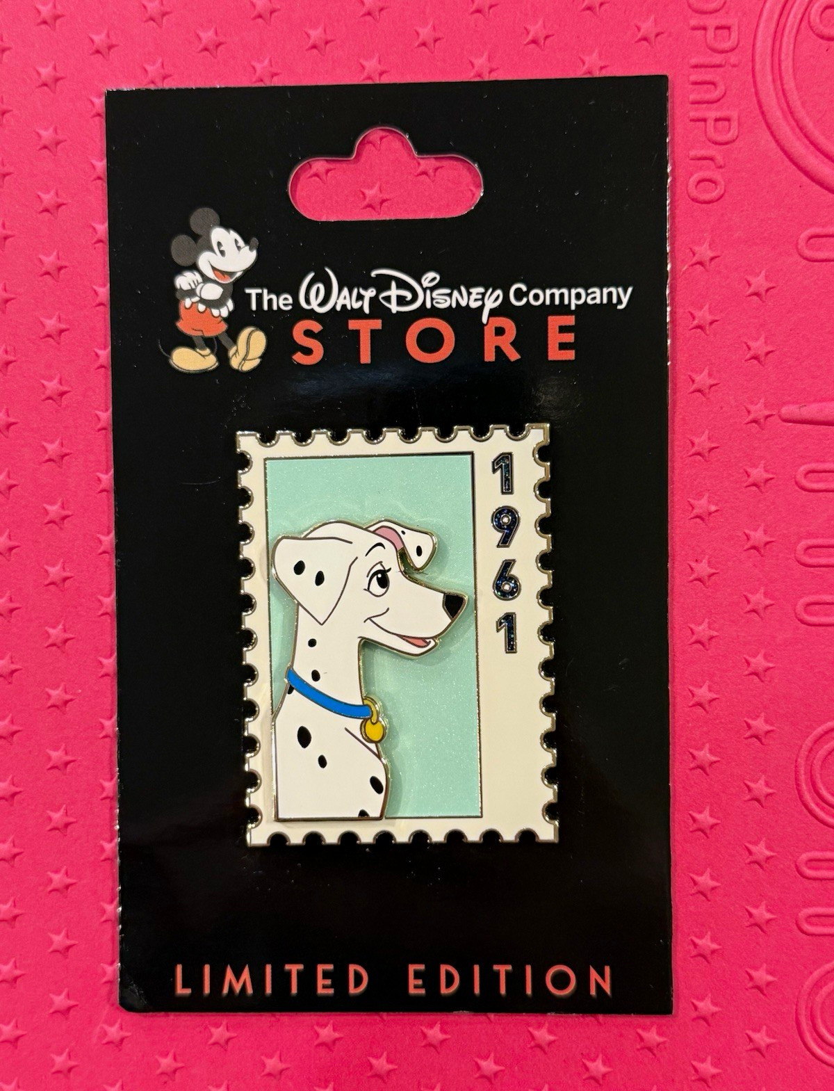 Disney DEC TWDC Commemorative Animal Stamps Perdita LE 300