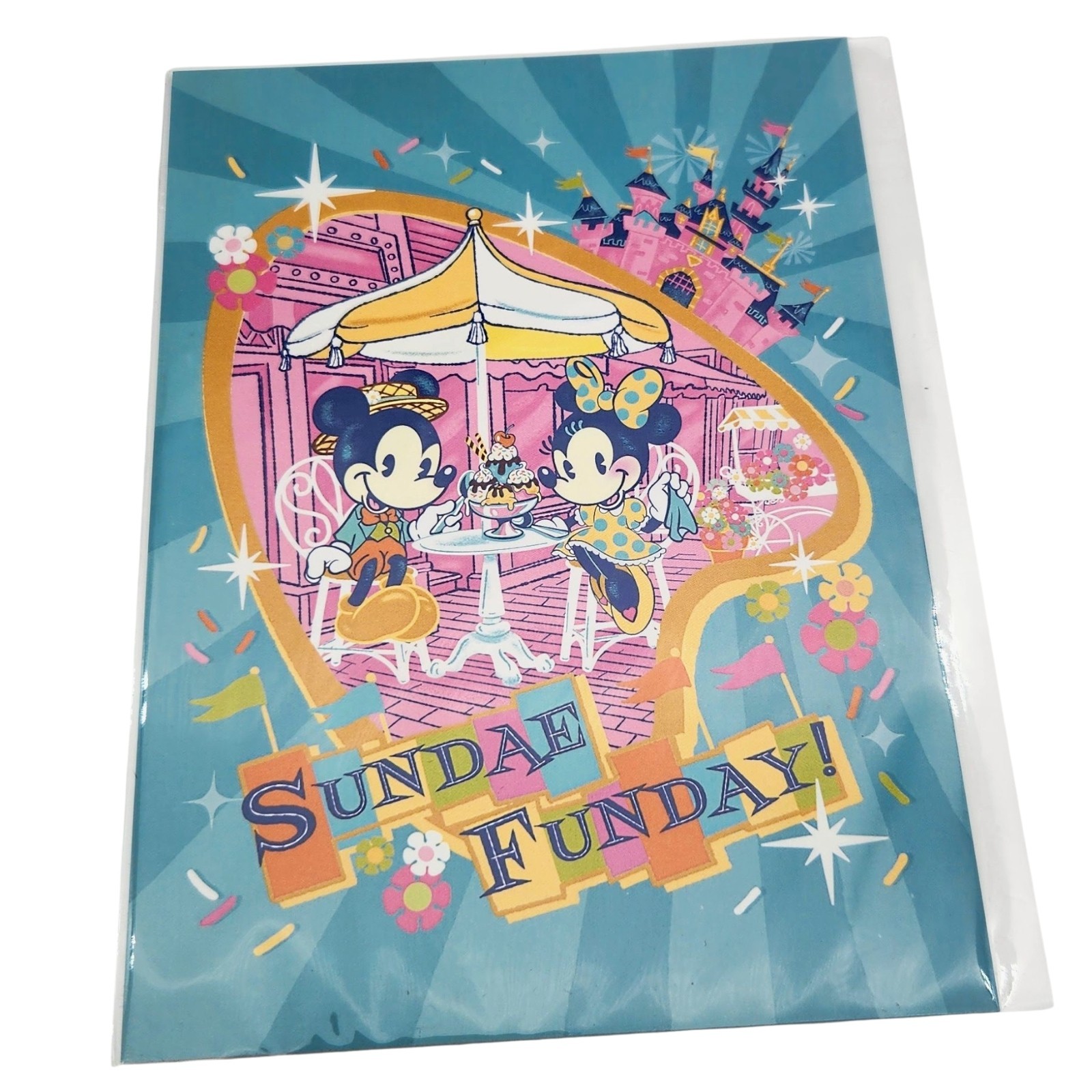 Disney WonderGround John Coulter Sundae Funday Mickey Minnie Postcard 5x7 2026