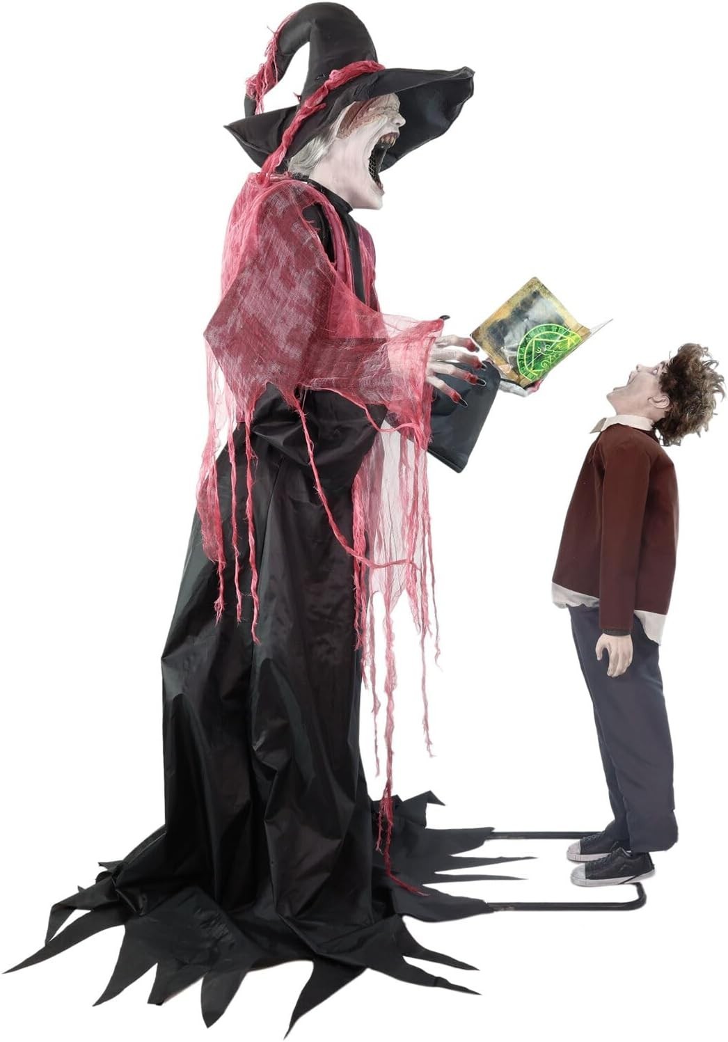 Haunted Hill Farm 7ft Animatronic Soul Harvester by Tekky Motion Light Sound