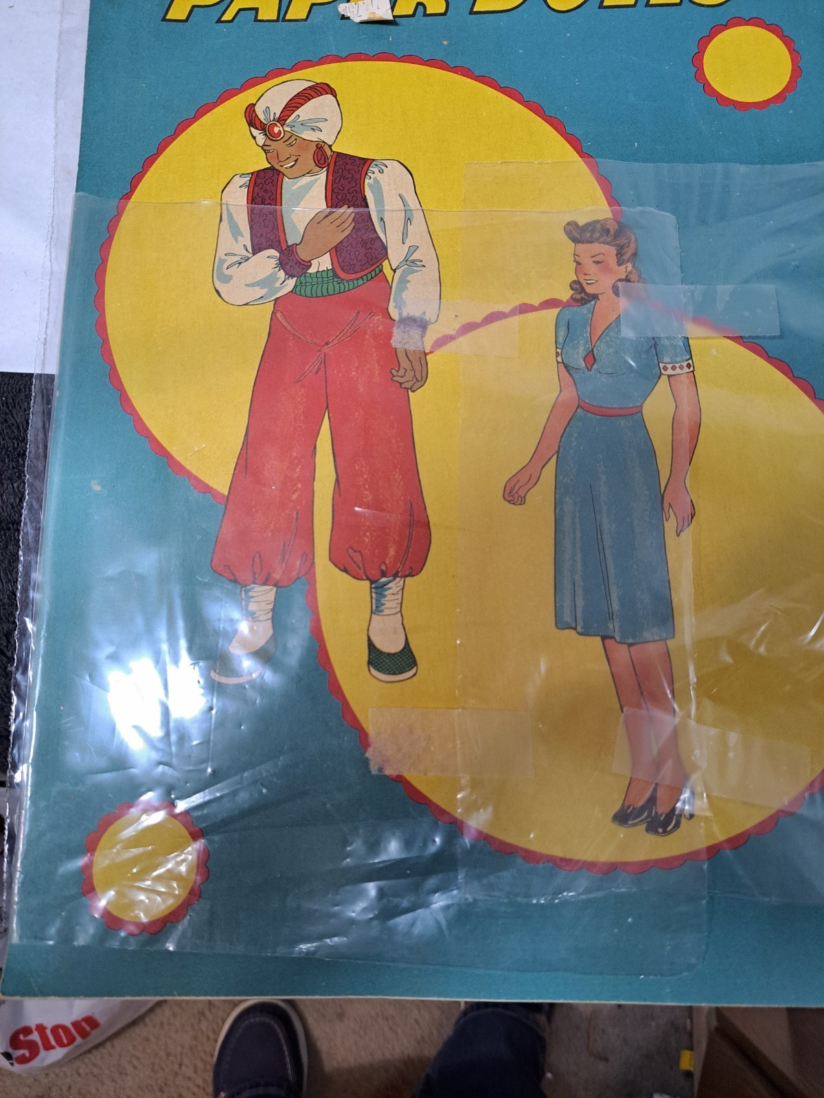 Little Orphan Annie 1943 Junior Commandos WWII UNUSED Paper Dolls