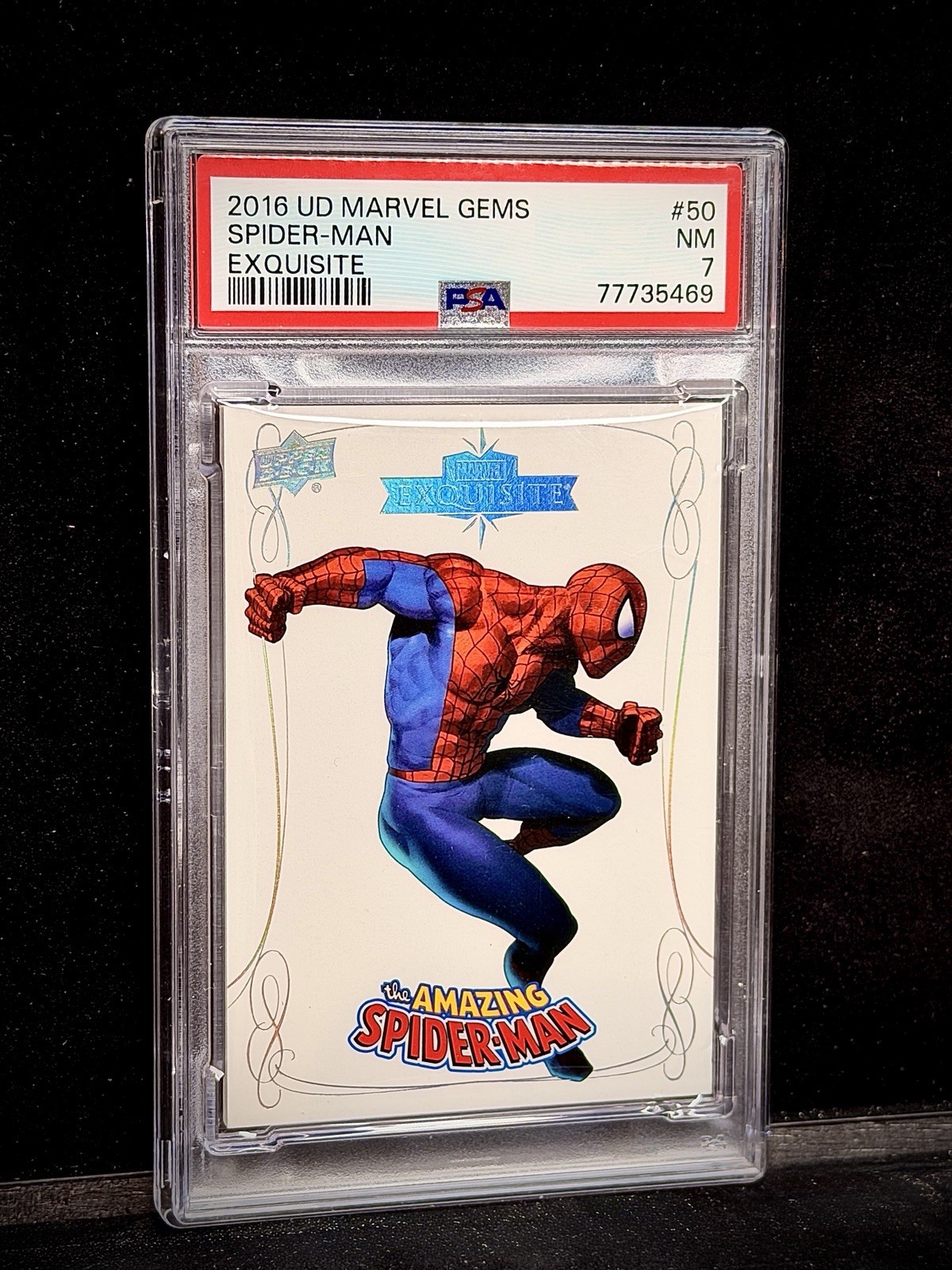 2016 Upper Deck Marvel Gems #50 SPIDER-MAN Exquisite /30