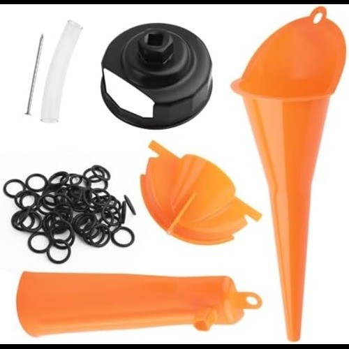 Oil Change Kit Compatible with Harley-Davidson, Complete Motorcycle Oil Change T