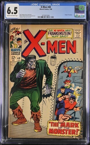 The X-Men #40 (Marvel Comics January 1968) Origin of Cyclops
