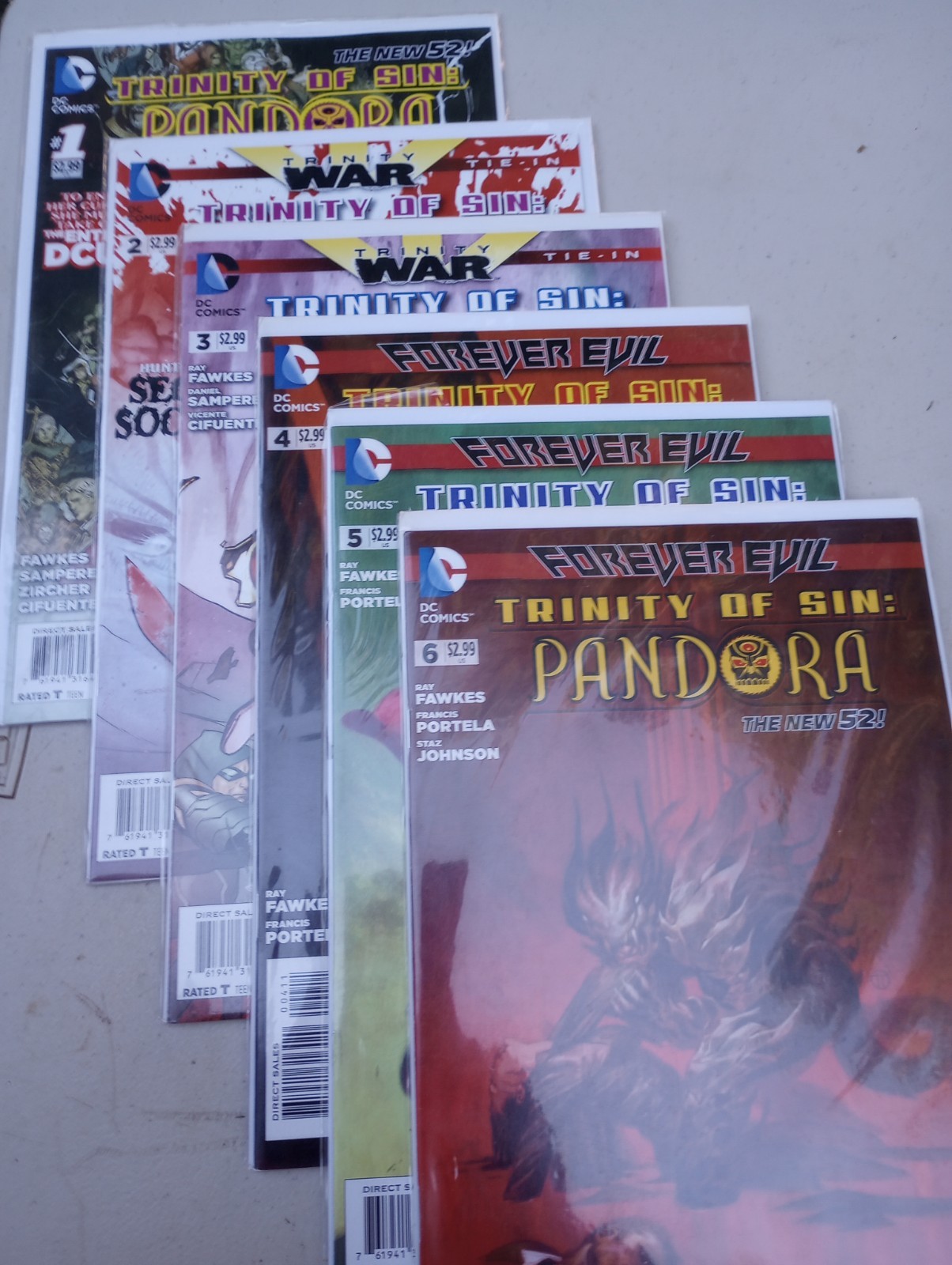Trinity of Sin Complete Run DC 1 2 3 4 5 6, 1-6 bagged & boarded, 
