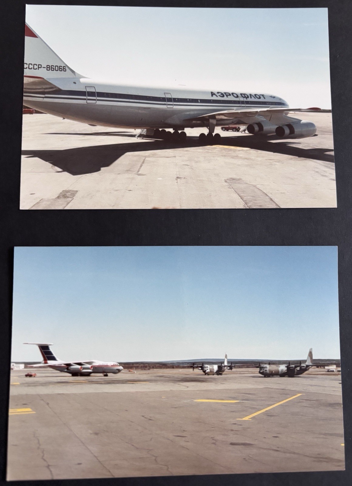 Soviet Aeroflot Ilyushin IL-86 & Cubana IL-76 Aviation Photos 6x4 (Set of 3)
