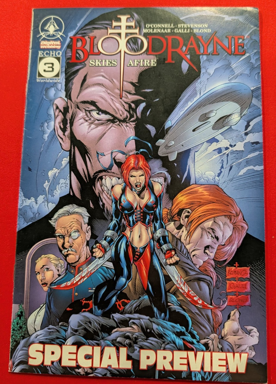 BLOODRAYNE SKIES AFIRE-SPECIAL PREVIEW COMIC-2004