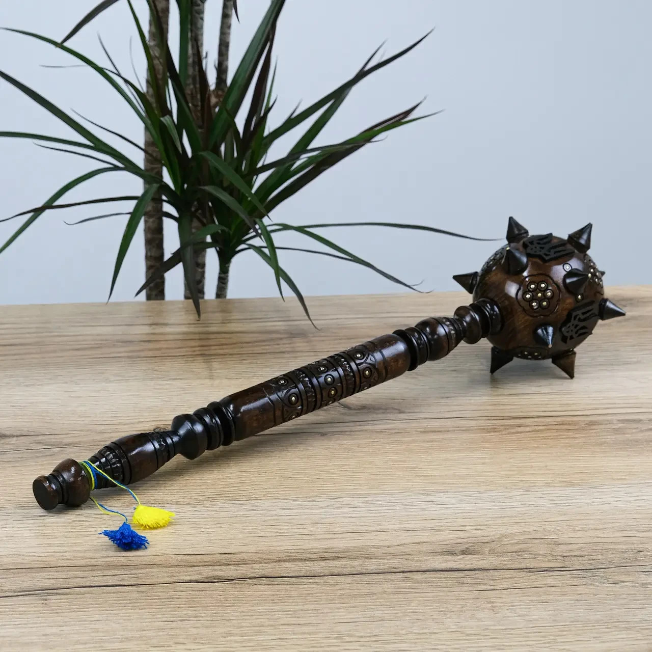 Mace with the coat of arms of Ukraine 56 cm An original gift for a connoisse💛💙