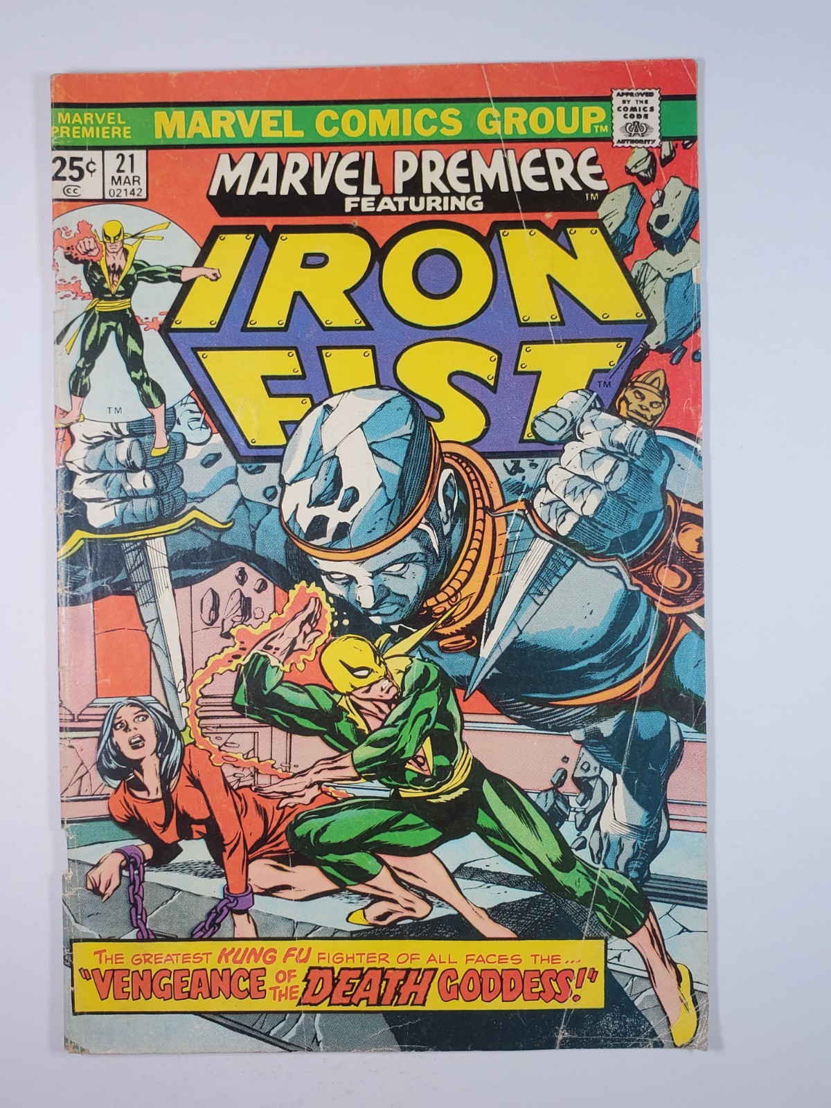 Marvel Premiere #21 VG 1975 Key Issue 1st Appearance Misty Knight