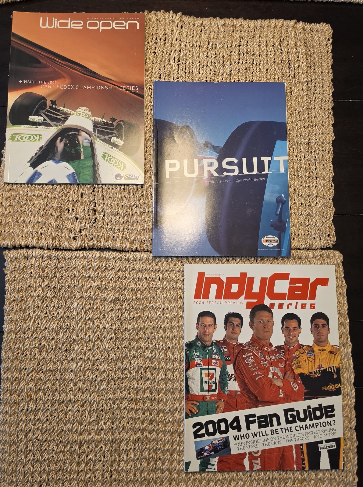 IndyCar Series  2002 O3 04 Season Preview Guide Racer Magazine Lot Of 3