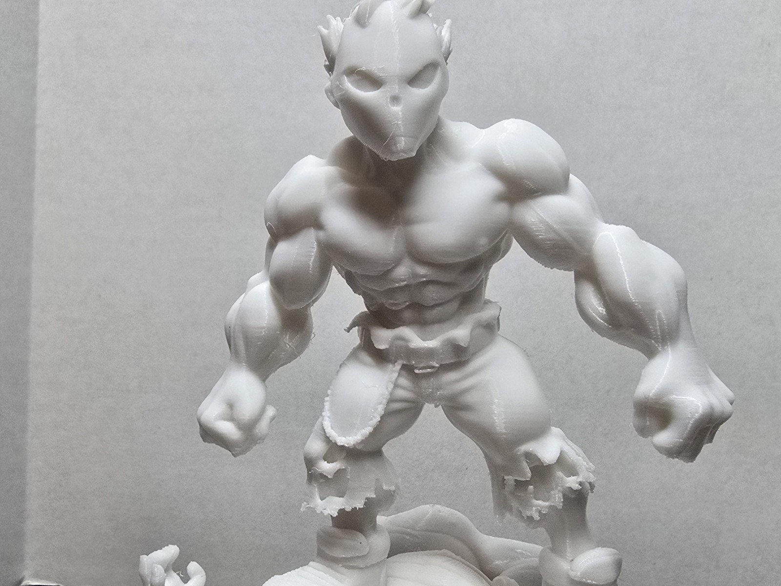 Splatterhouse Rick Standing On Body Pile Fanart 3D Printed