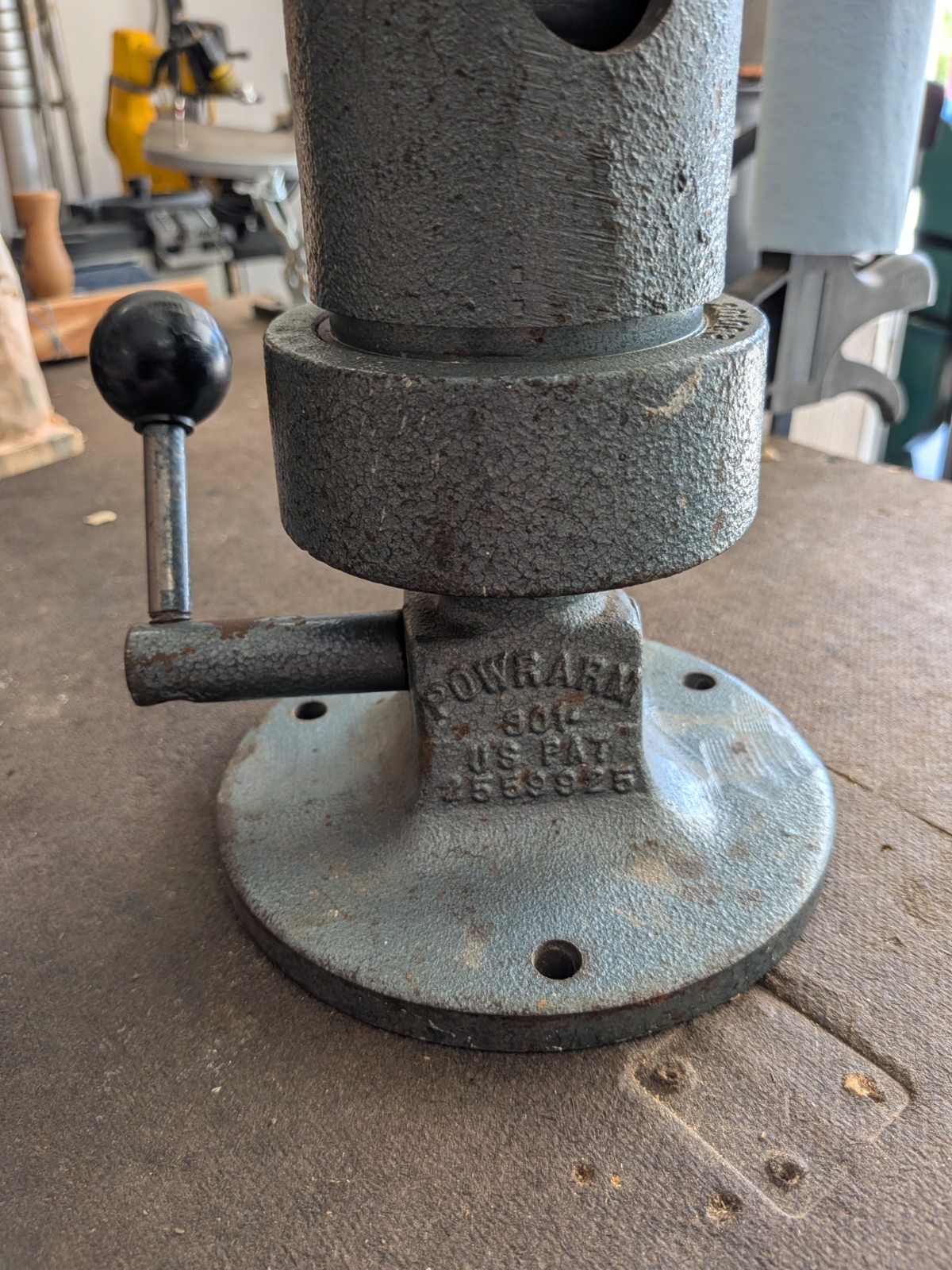Vintage Wilton 301 PowRArm Power Arm Swivel Base Work Positioner USA