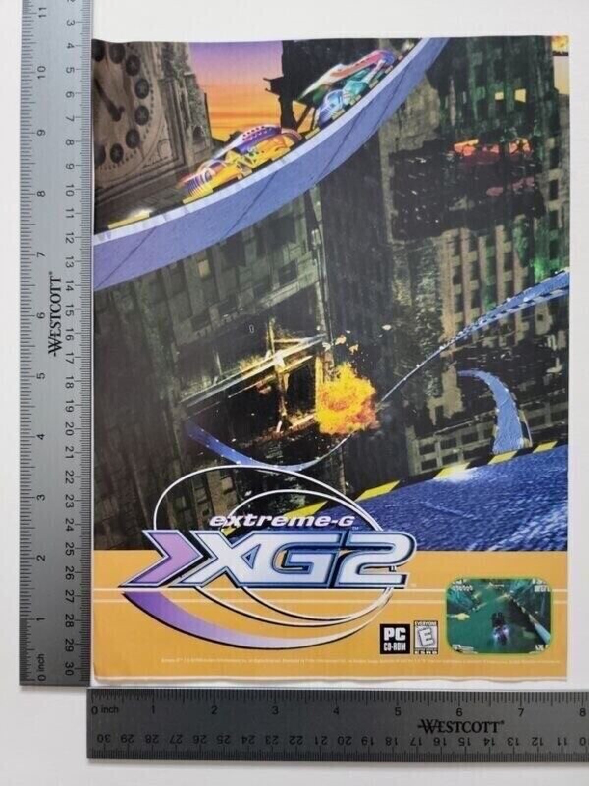 Extreme G Xg2 Advertisement Original Print Ad / Poster Game Gift Art