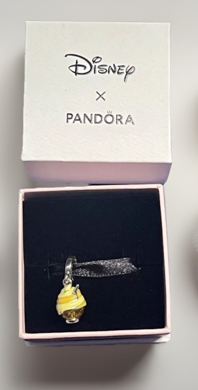 Disney Parks 2024 Pandora Dole Whip Swirl Dangle Charm Pineapple Authentic NEW