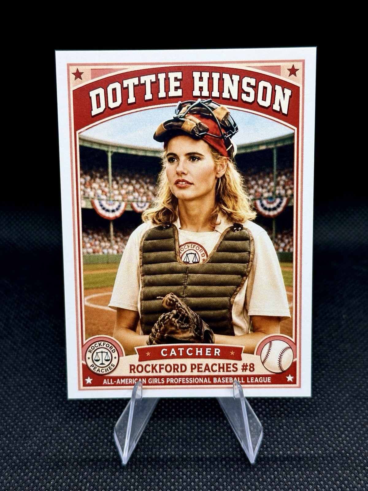 Dottie Hinson 🔥 A League Of Their Own Custom ACEO Parody Card 🔥 Geena Davis
