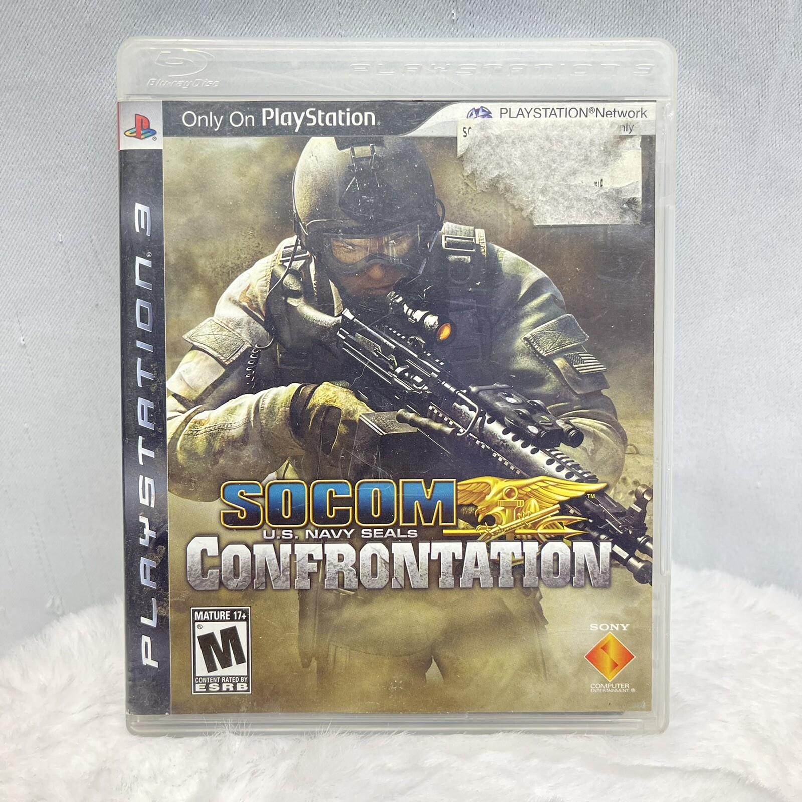 SOCOM US Navy Seals Confrontation (PlayStation 3, 2008) PS3 Video Game w/ manual
