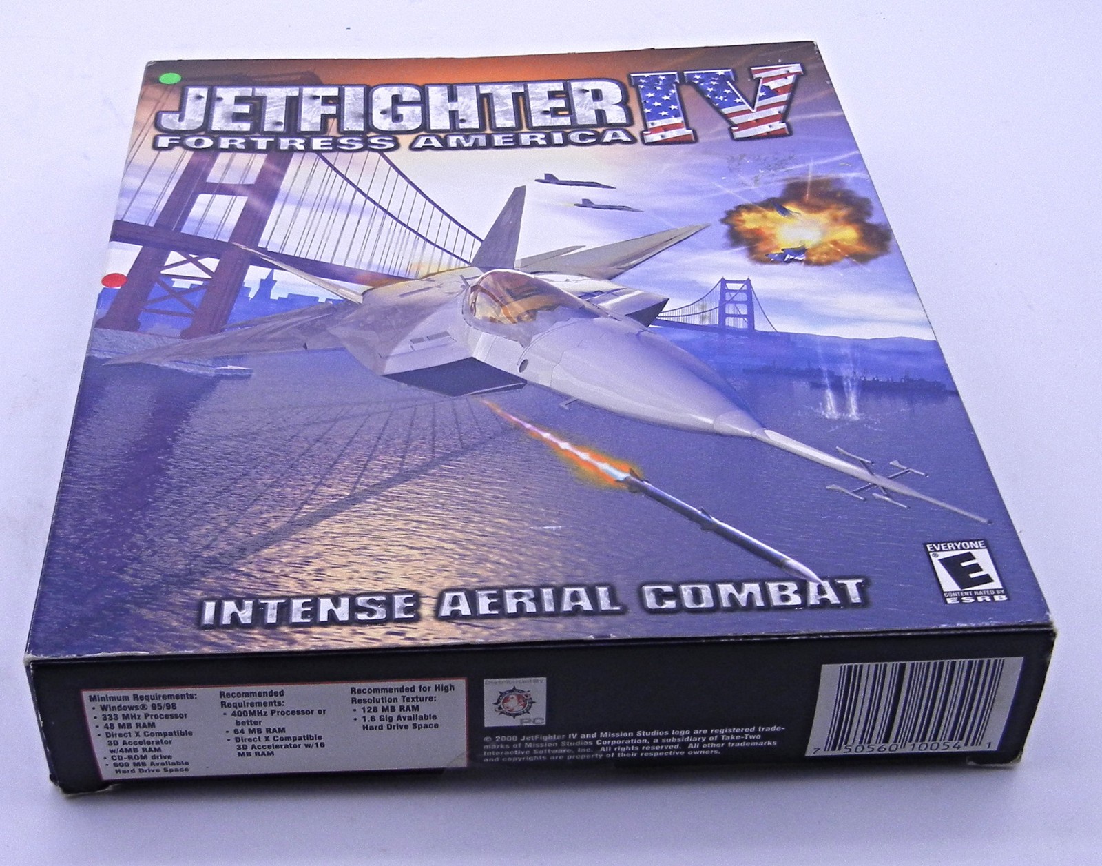 Rare JetFighter IV: Fortress America Retail Big Box - Complete - PC +31 Missions