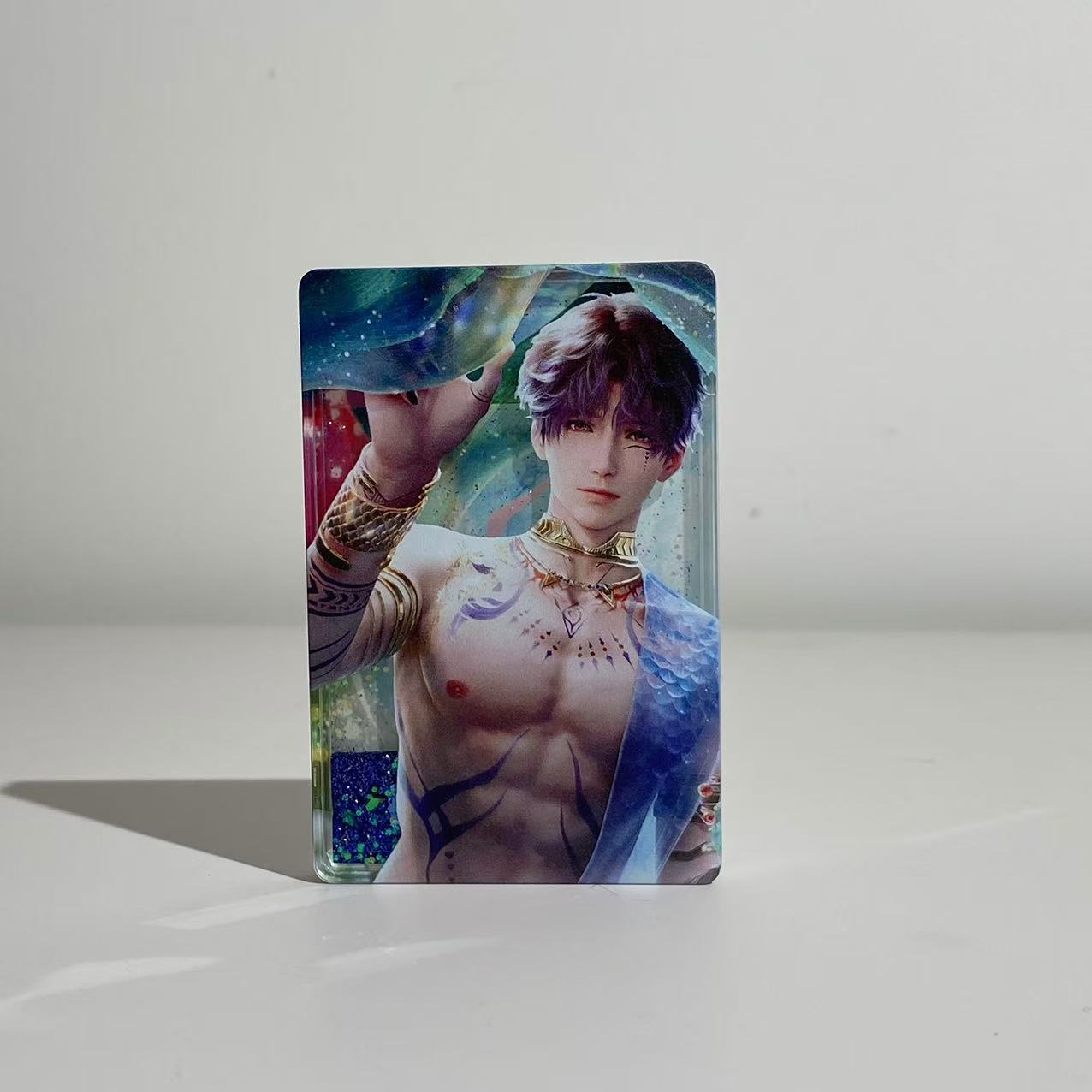 Love and Deepspace Card Brick Quicksand Mahjong Acrylic Brick Standing Sign Gift