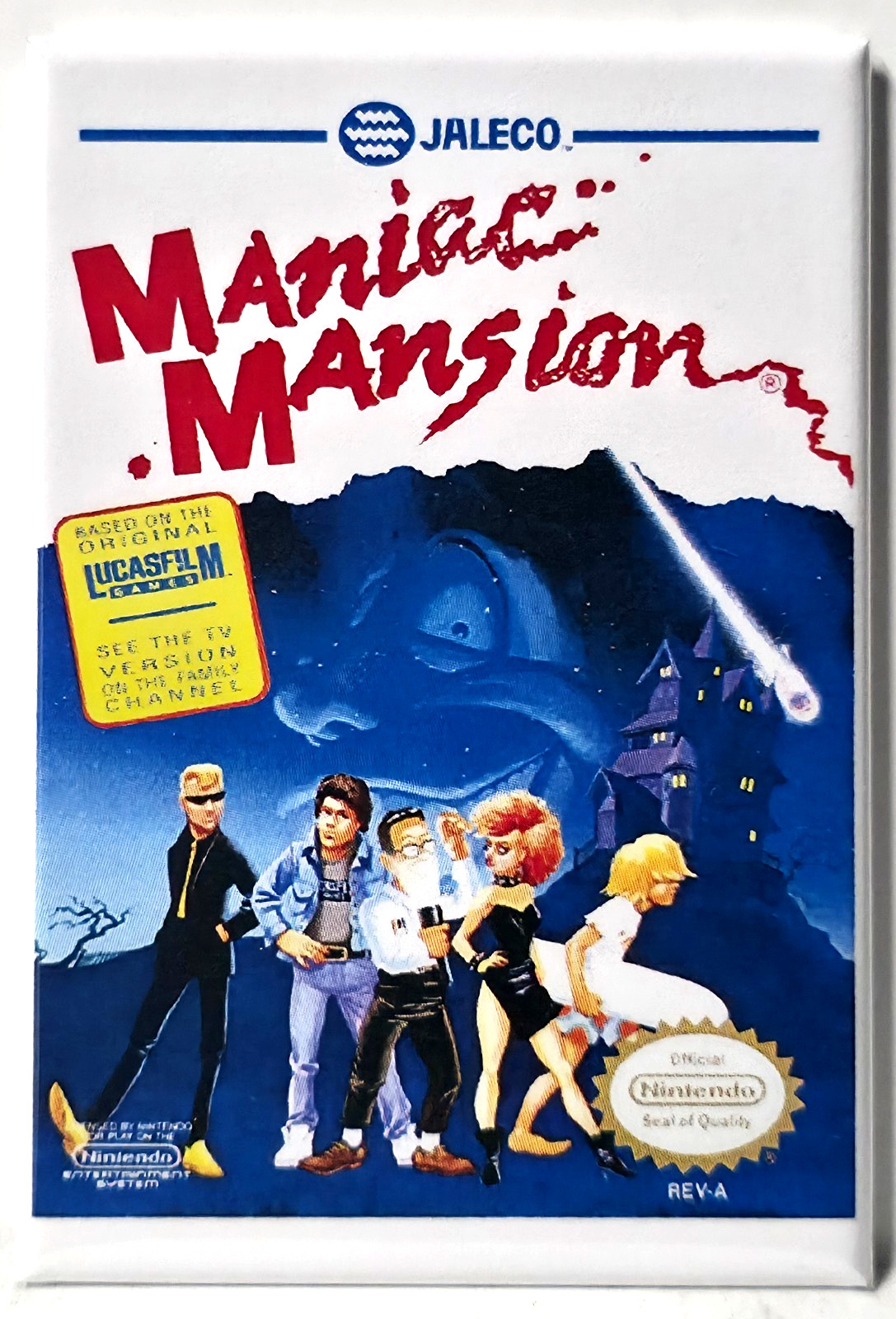 Maniac Mansion Nintendo NES Vintage Game Box 2