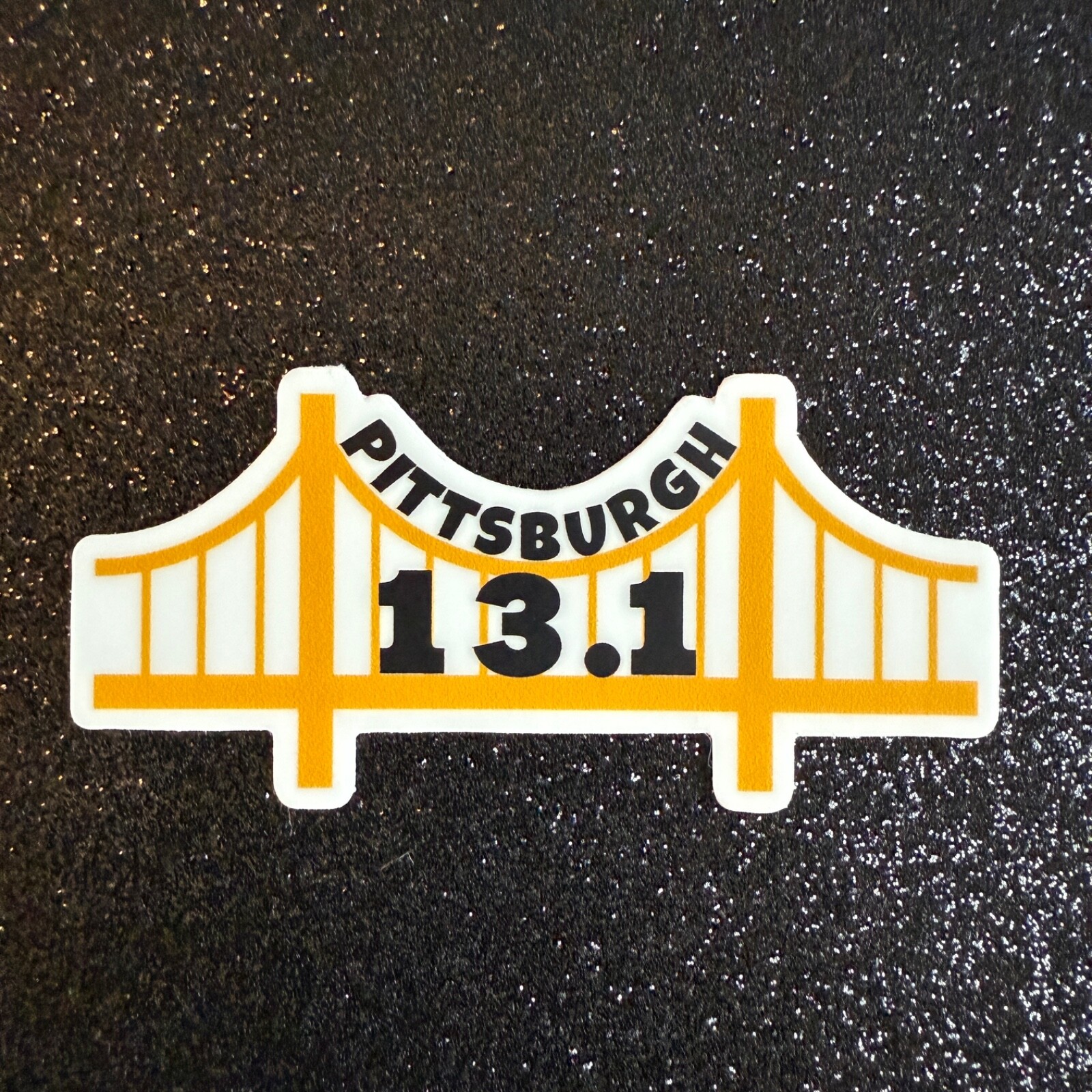 Pittsburgh Marathon & Pittsburgh Half Marathon Weatherproof Vinyl Sticker