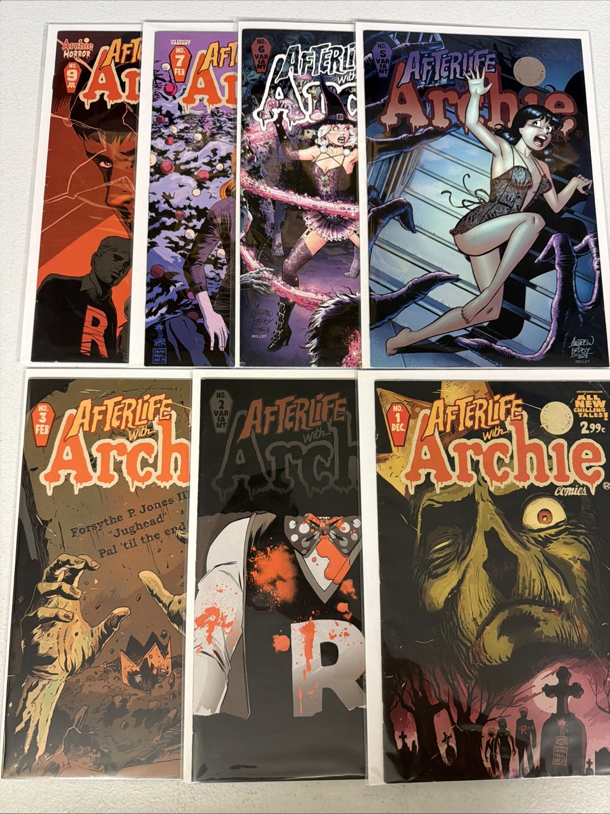 Afterlife with Archie #1 2 3 5 6 7 9 2013 Horror  Run Lot Riverdale VF *V9