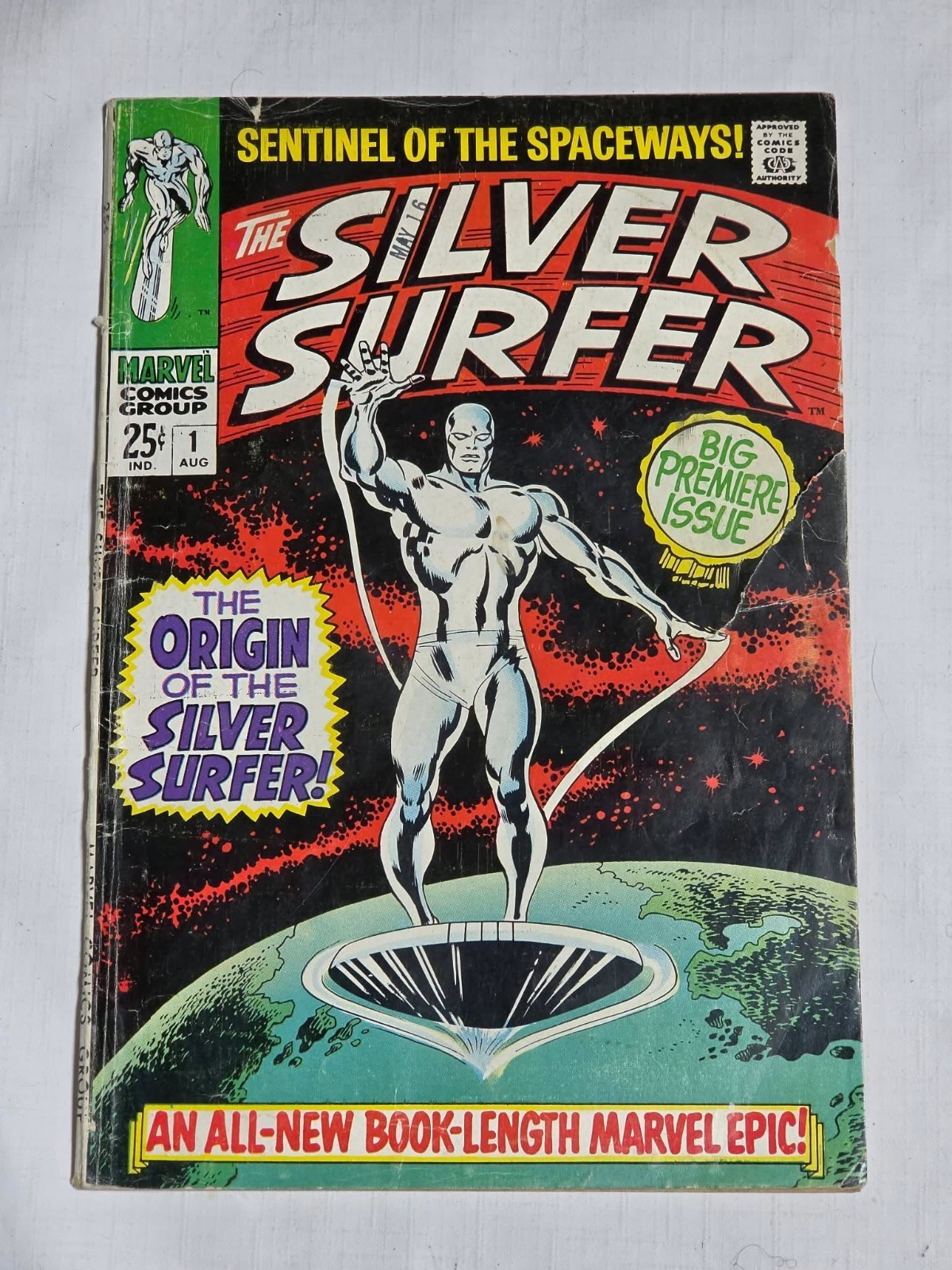RARE Silver Surfer #1 1968 Marvel Comics Origin Stan Lee John Buscema Silver Age